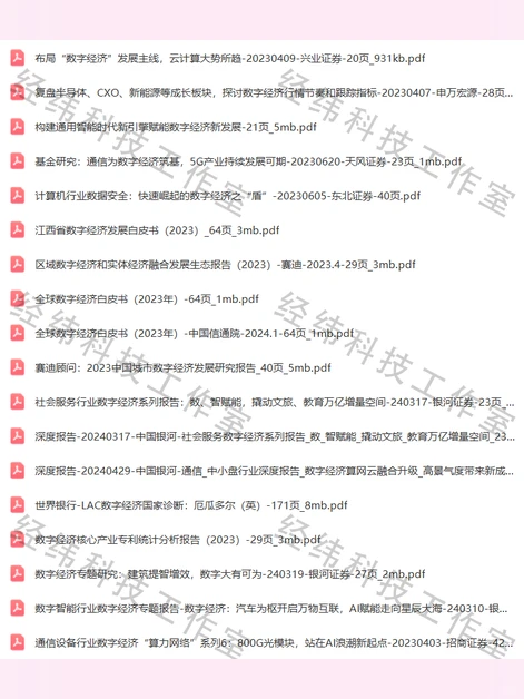 2024中国数字经济发展趋势白皮书研究报