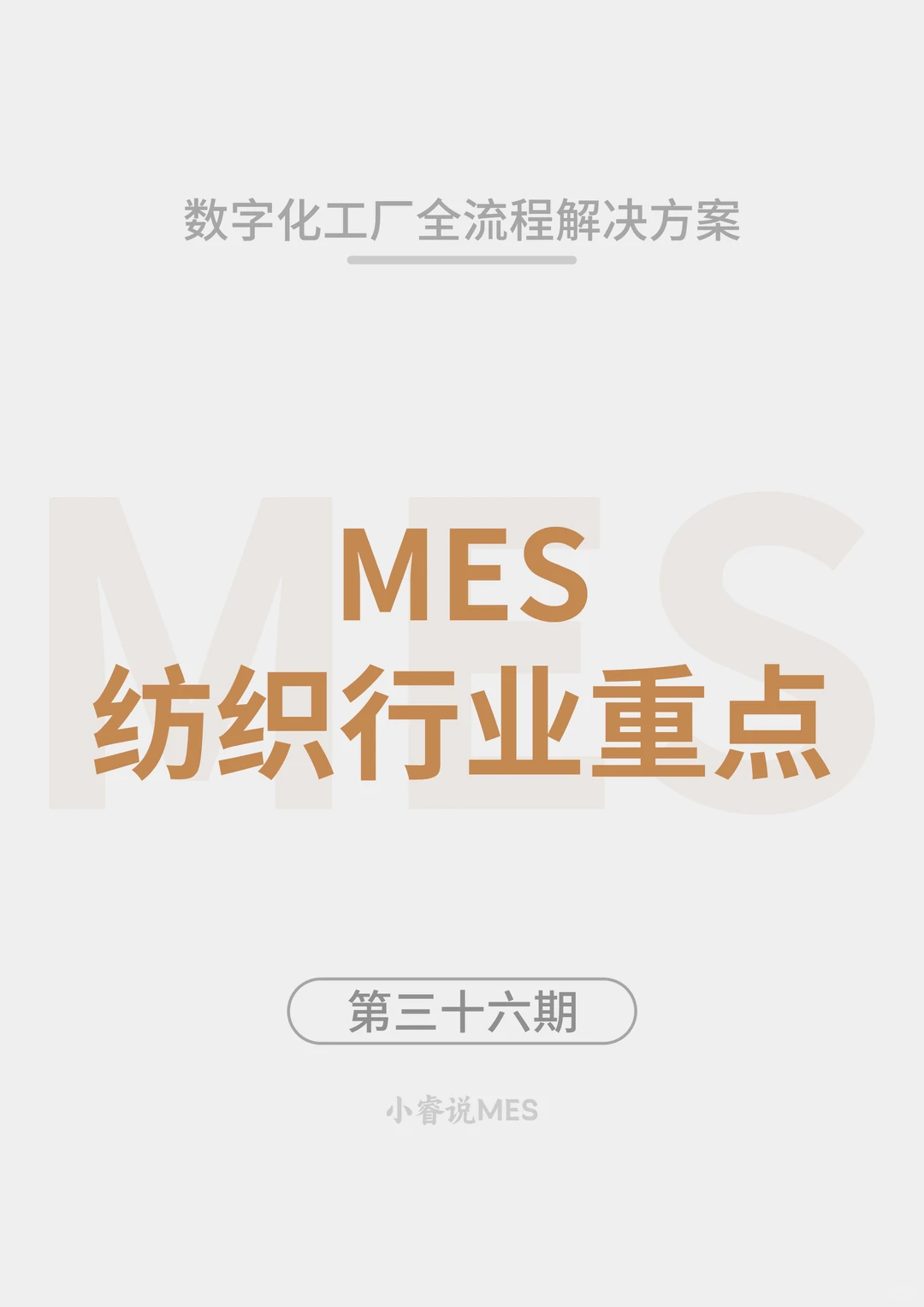 纺织行业MES 核心重点及行业对比分析