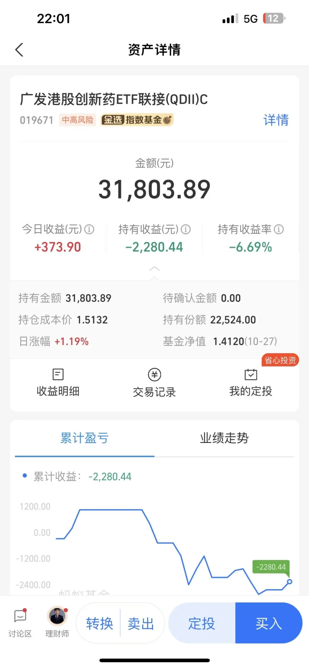 这只基金真稳，今天又大涨3.84%