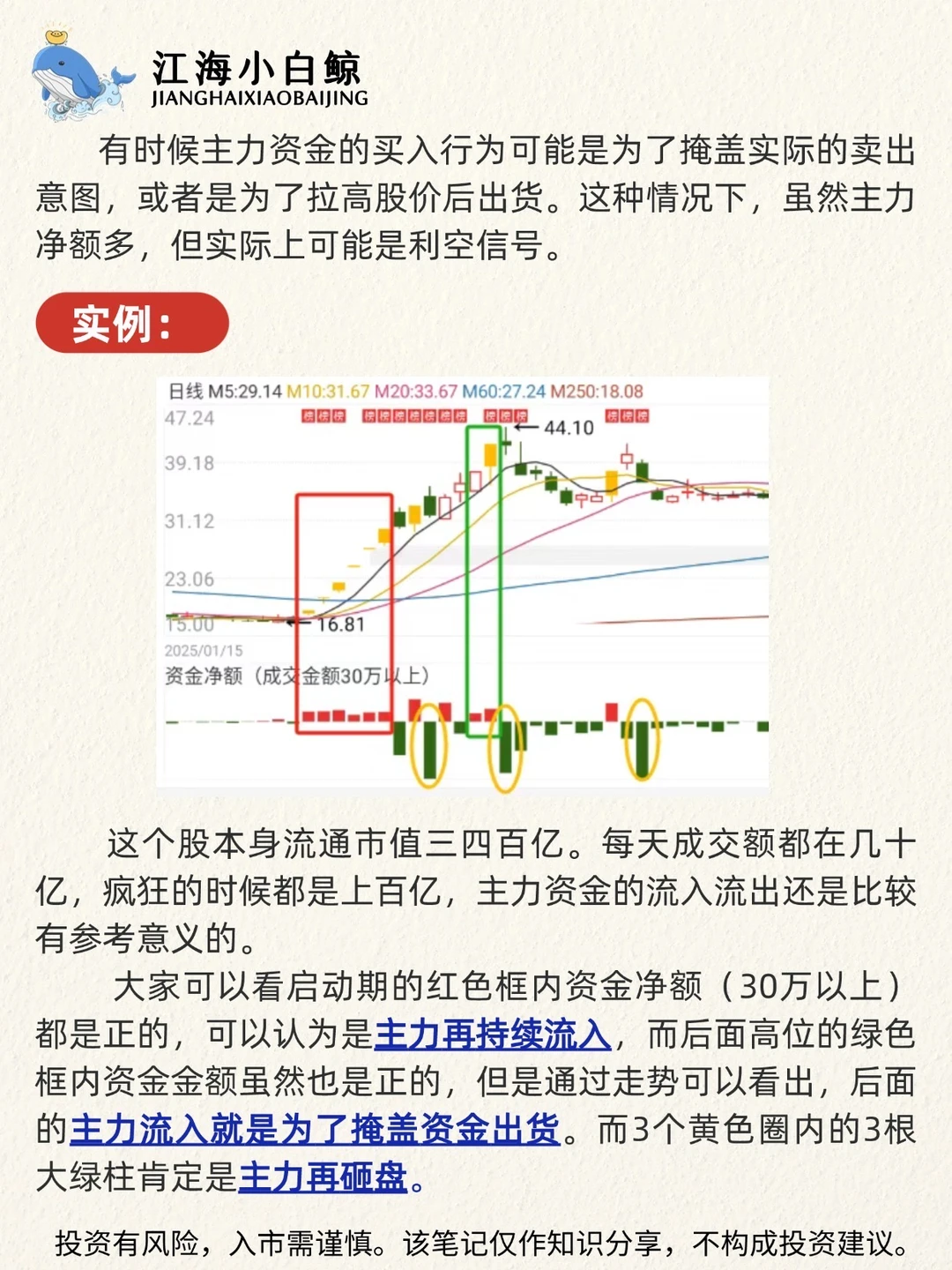 ?一文看懂主力资金❗️