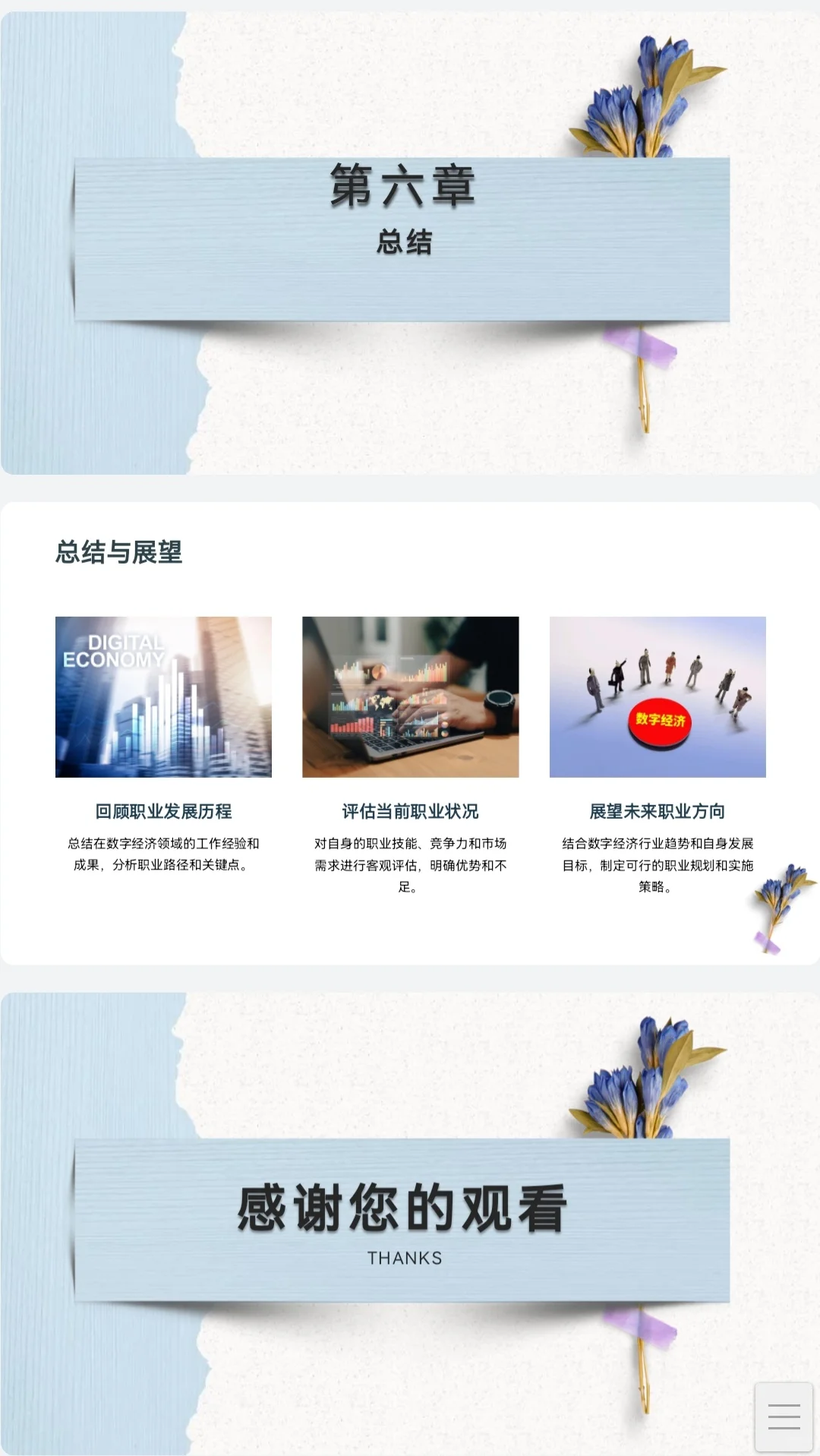 数学经济职业生涯规划书PPT