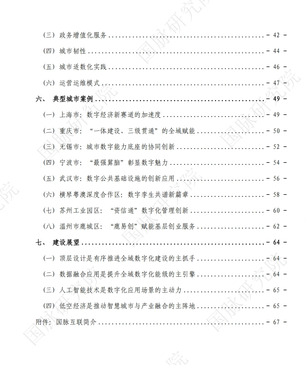 城市全域数字化转型智慧城市发展水平评估报