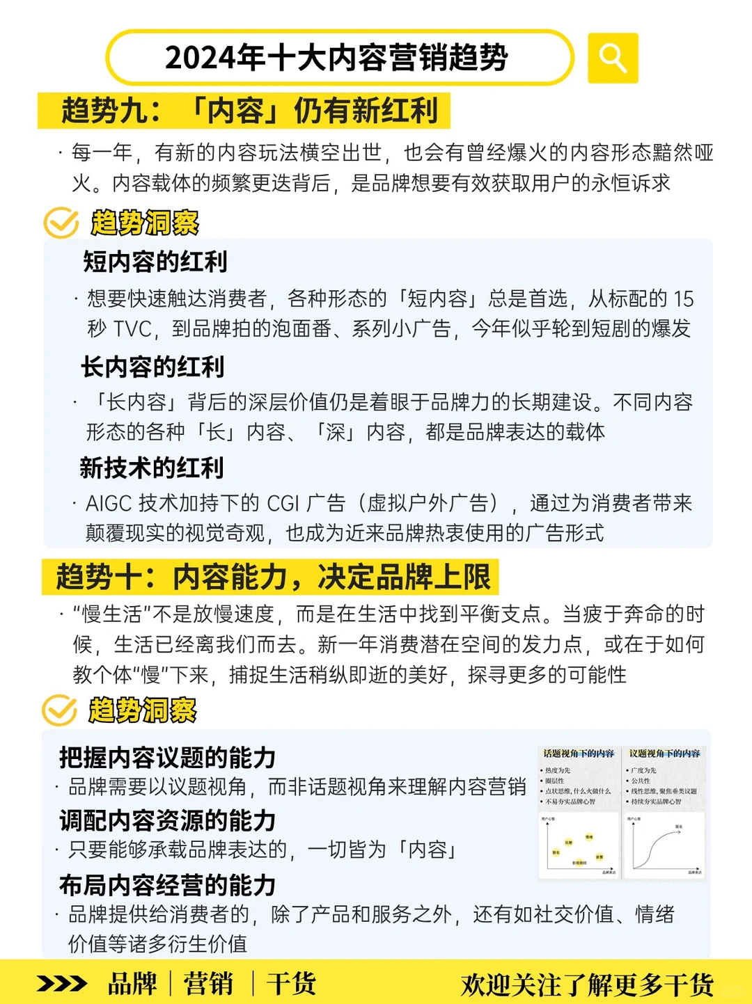 2024低增长时代‼️十大内容营销趋势洞察