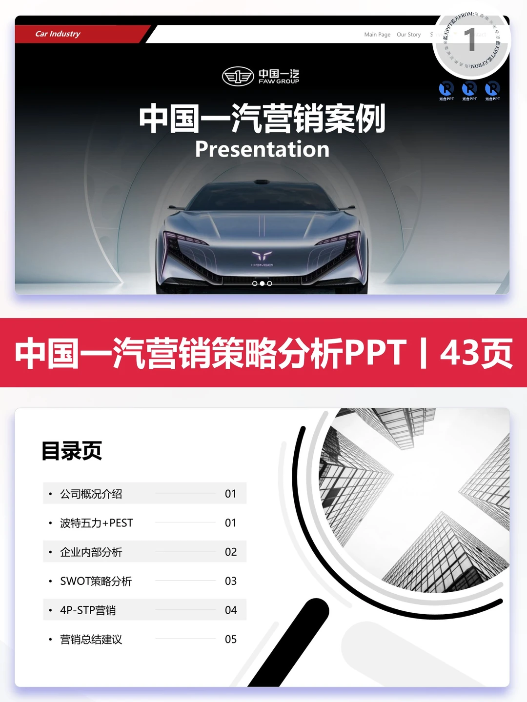 【267】中国一汽战略分析品牌营销策略PPT