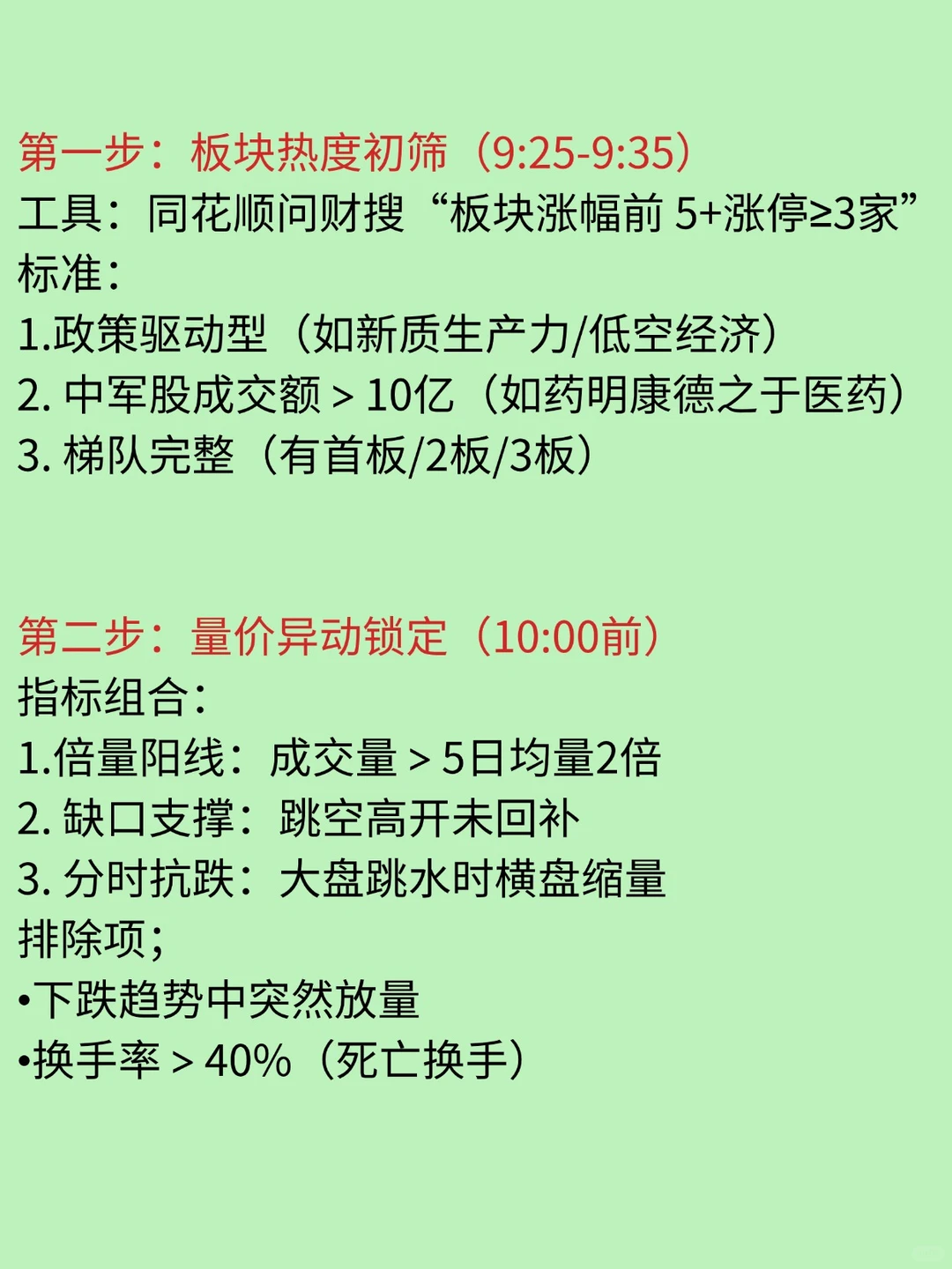 第87期:四步选出短线股