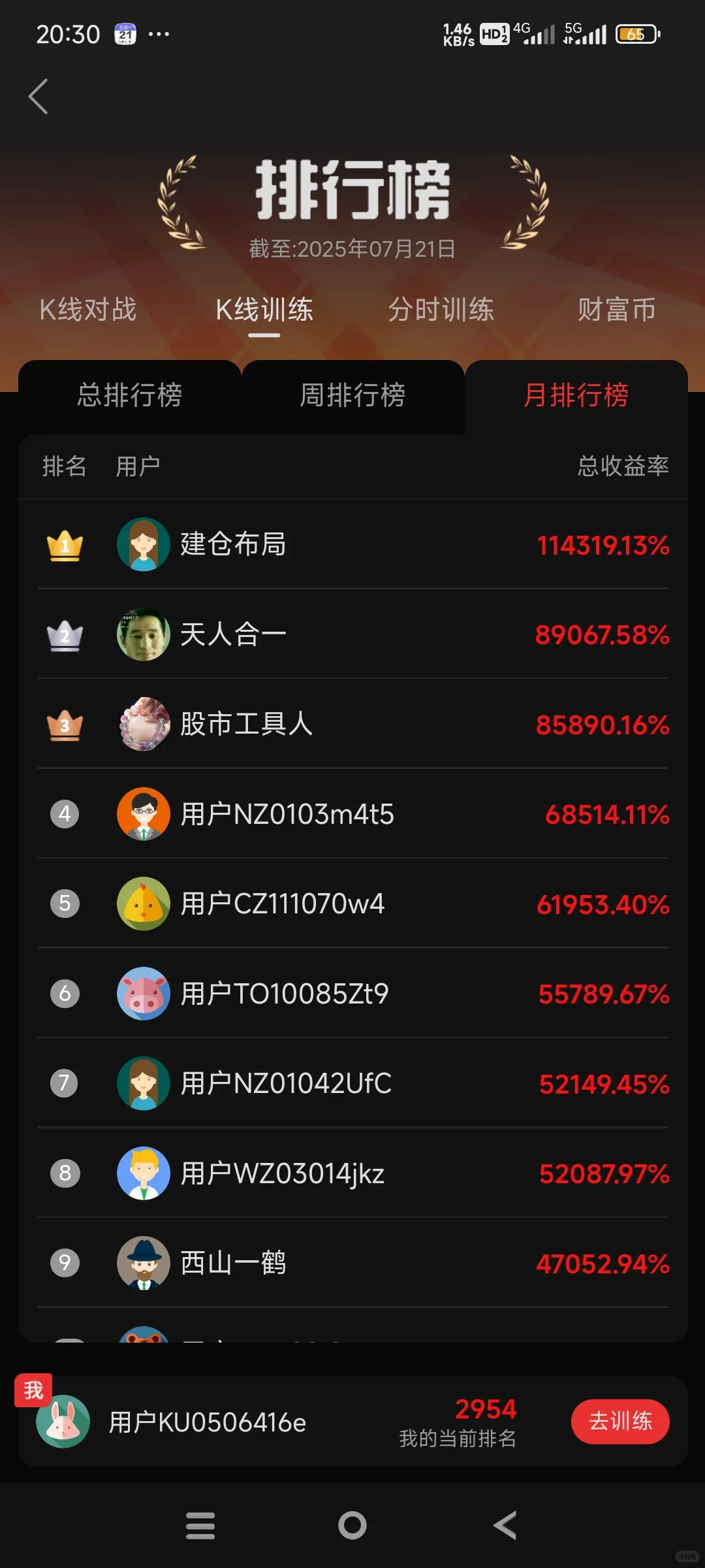 通达信K线训练（2025年3月5日开始做）