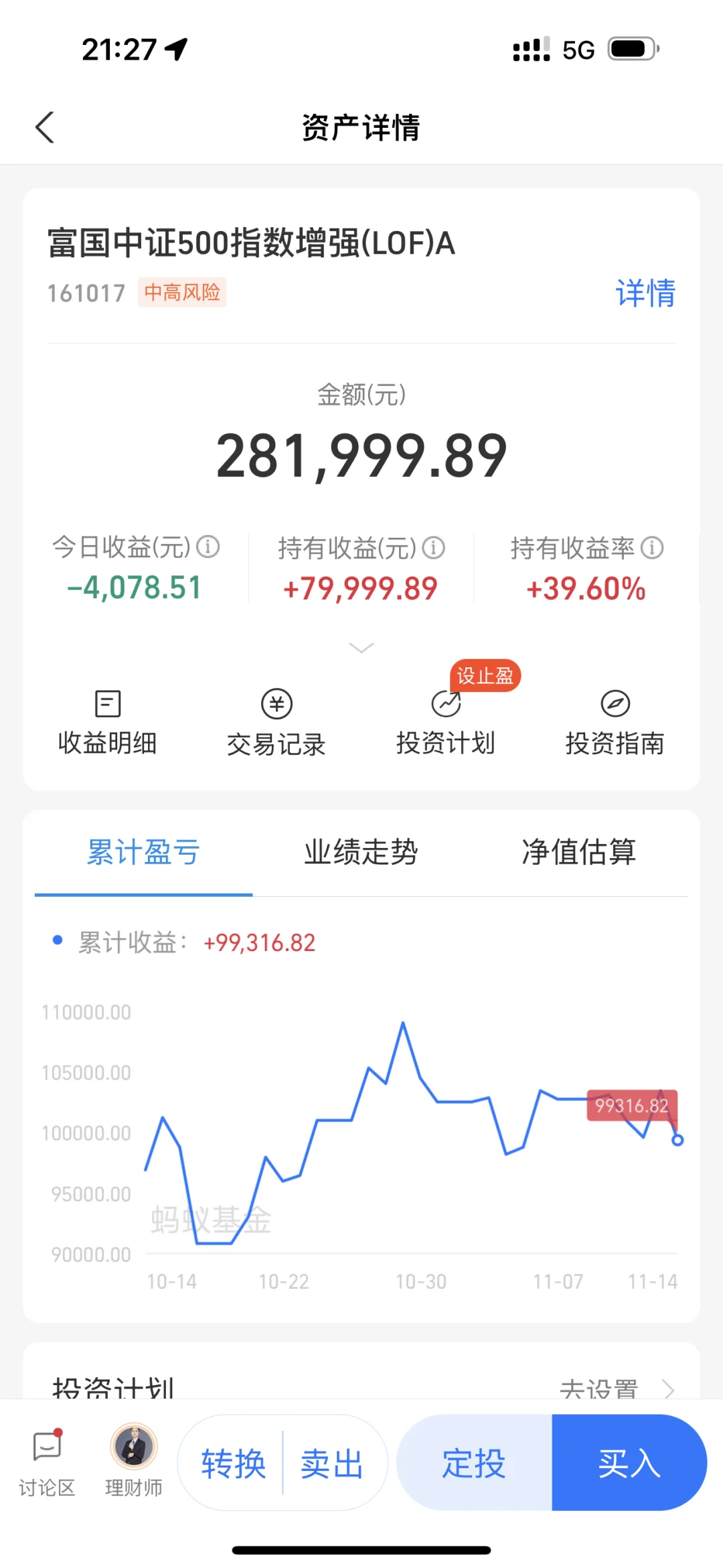 11.13基金持仓实盘