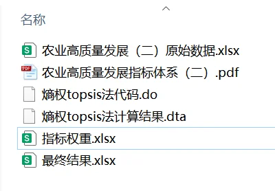 农业高质量发展指标体系（二）