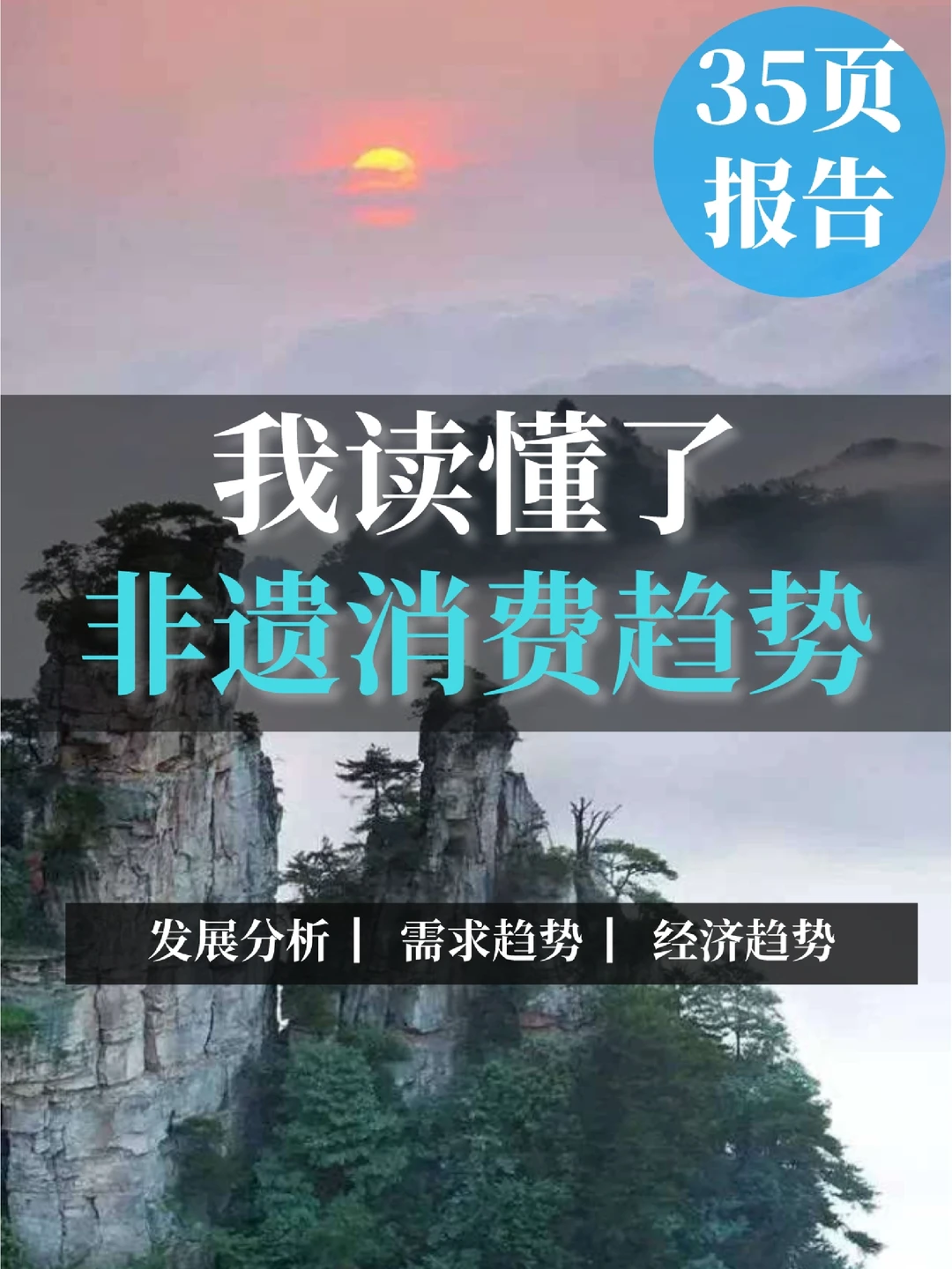 35页报告｜我读懂了非遗消费趋势研究报告