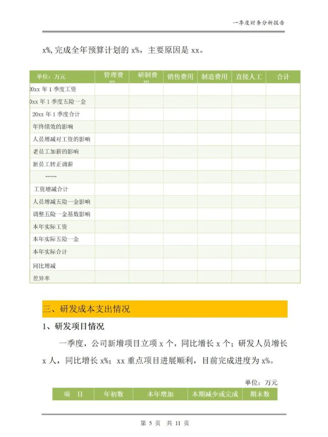 从没见过这么详细的财务部季度工作总结