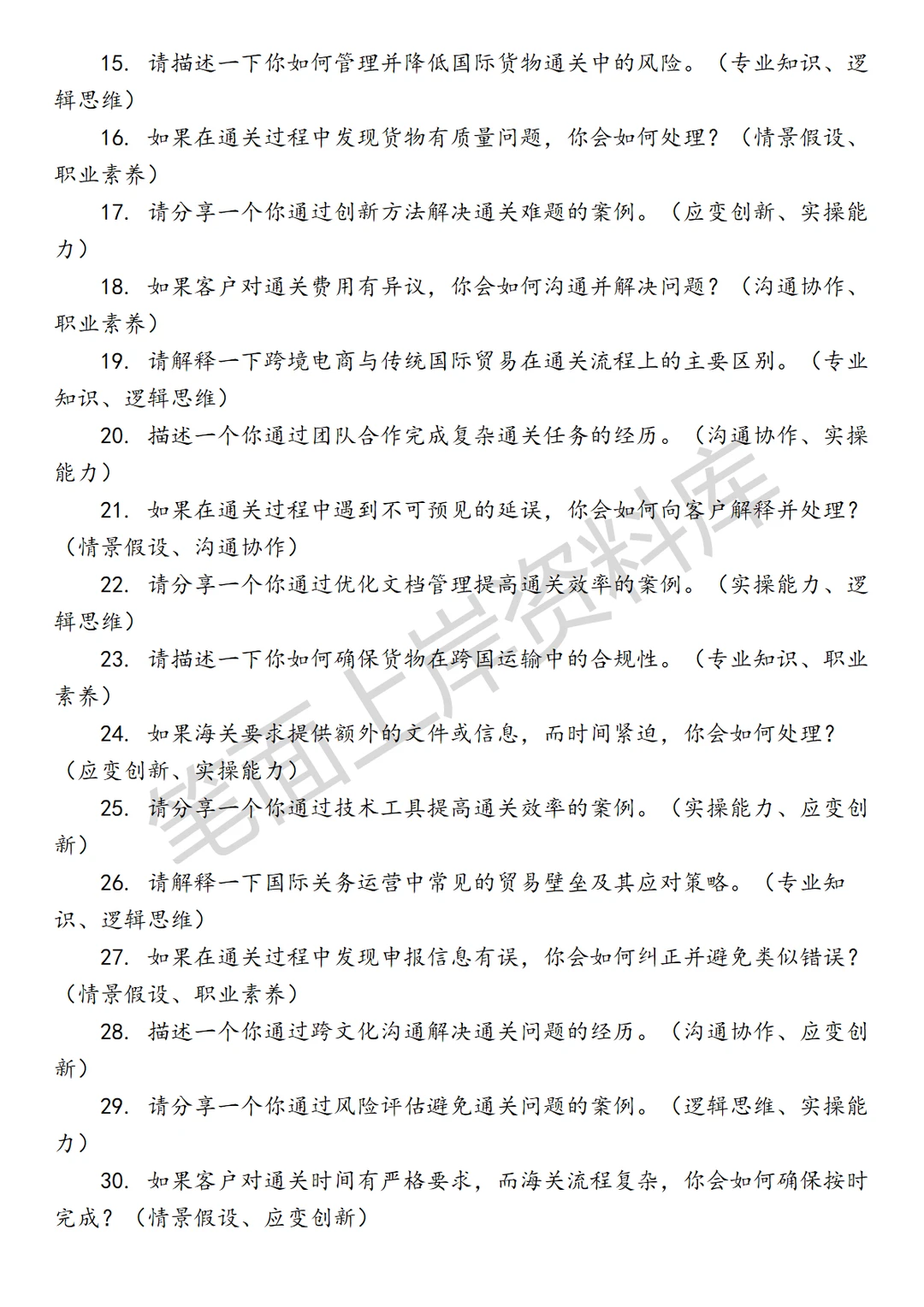 阿里巴巴国际关务运营