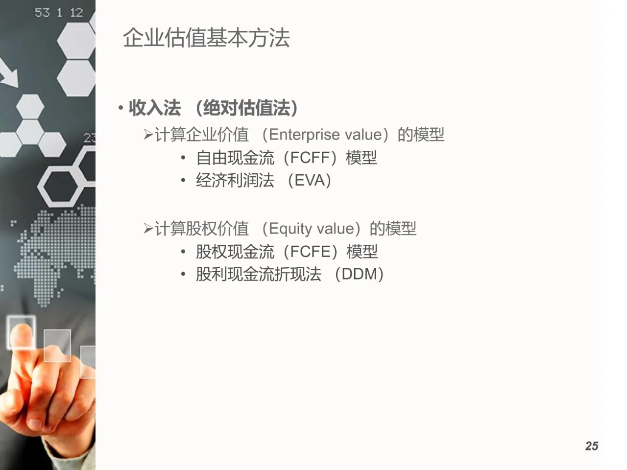 企业估值基本原理与方法（17页）