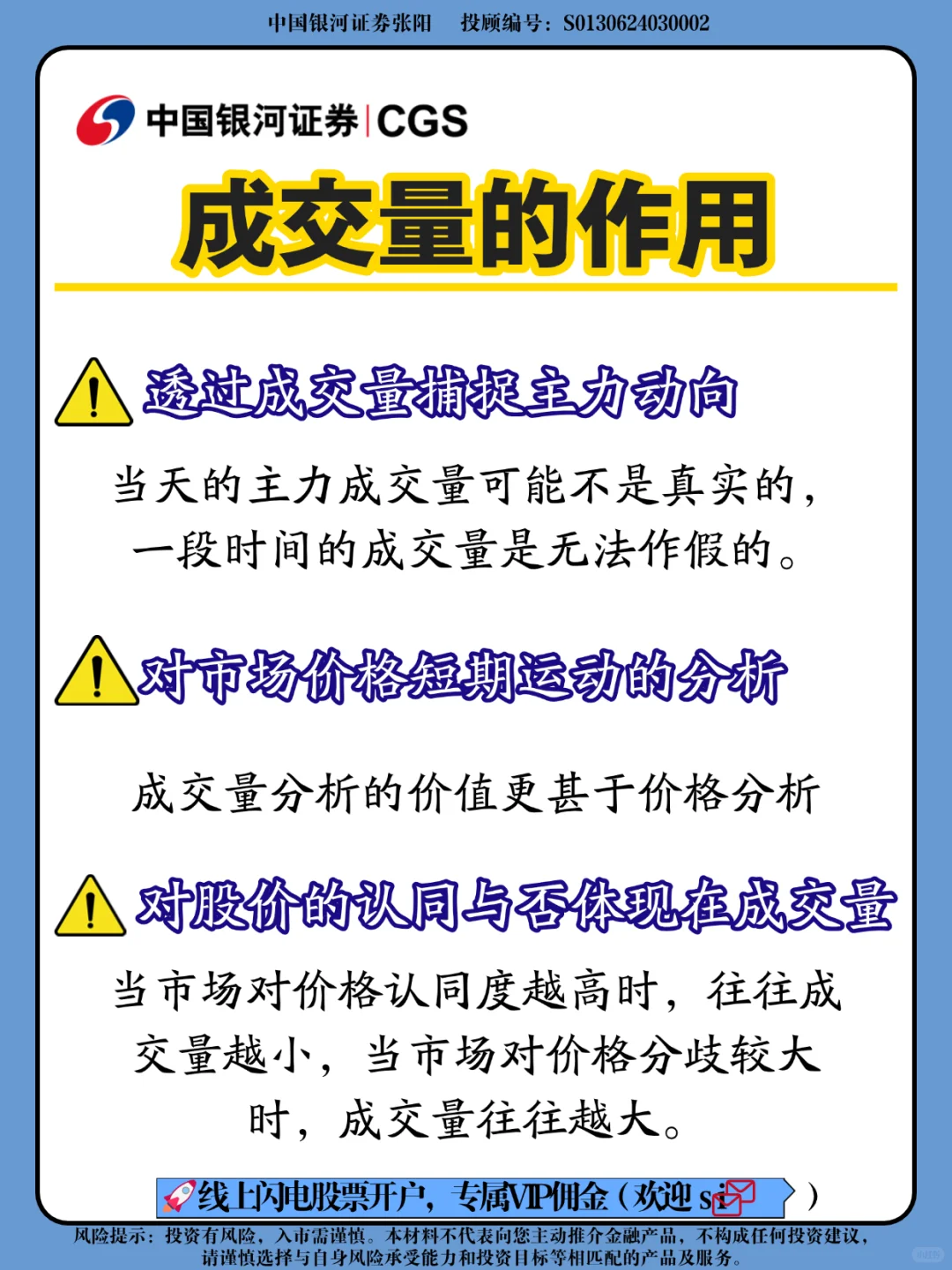 看懂成交量很重要