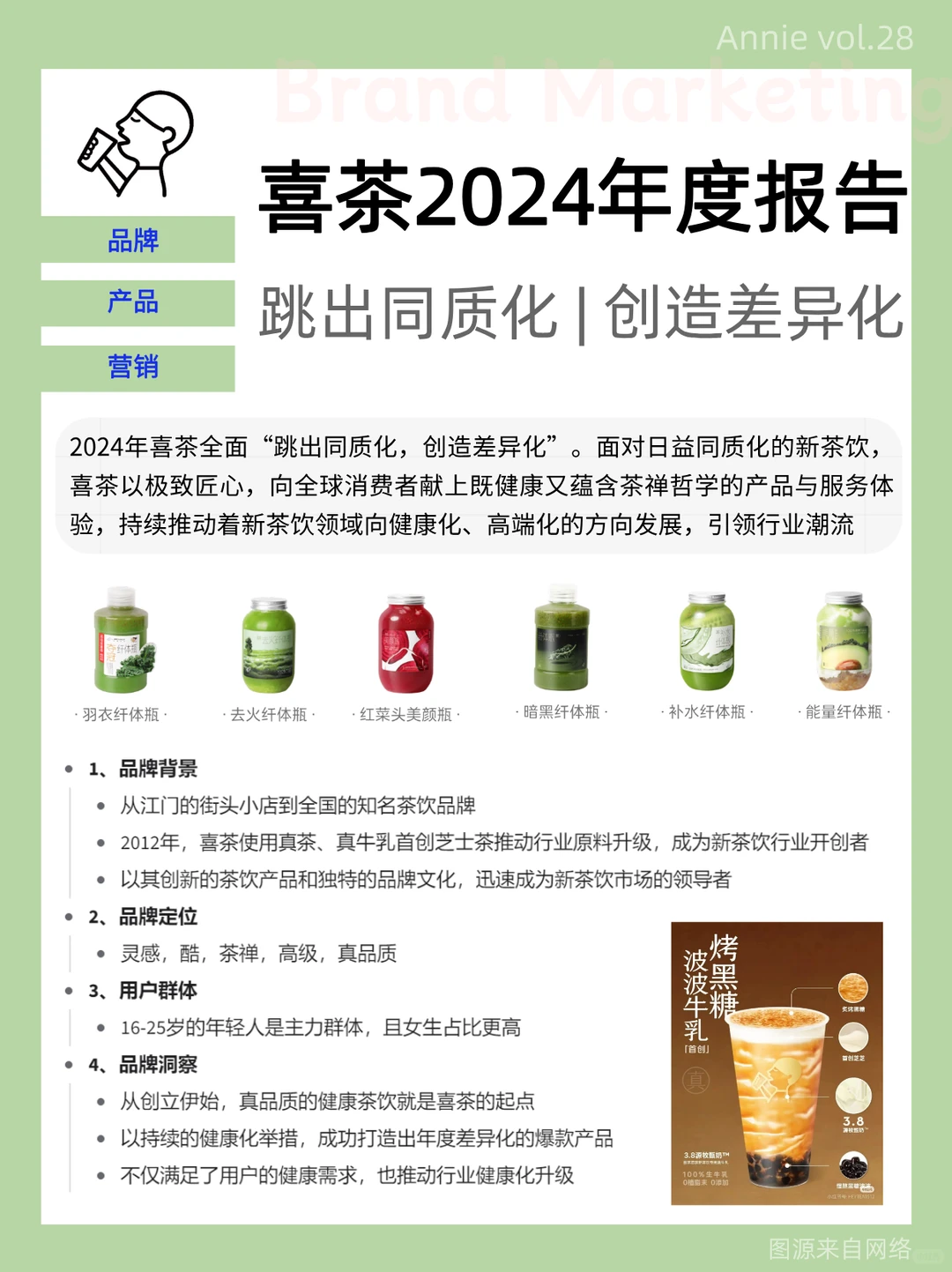 品牌差异化战略显著，喜茶引领茶饮行业变革