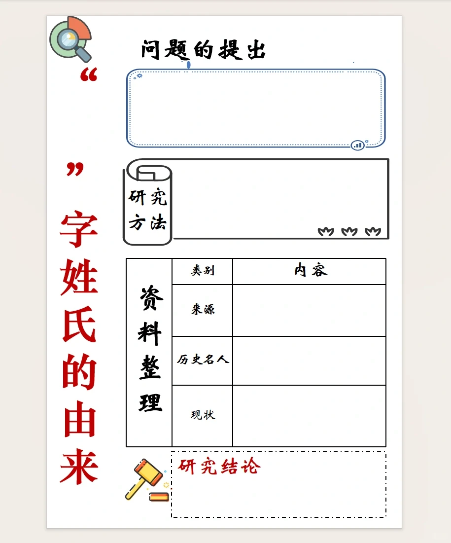 姓氏研究报告