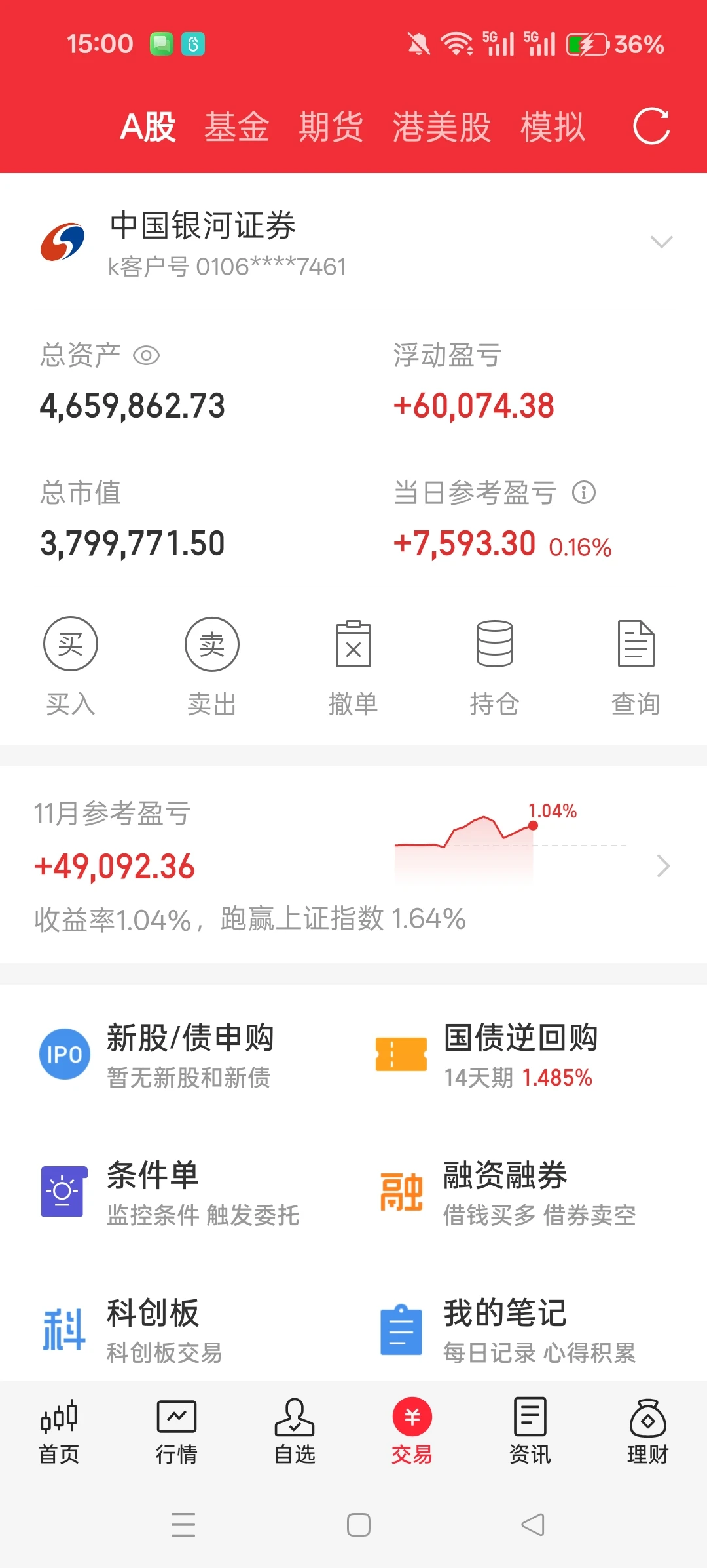 11.20正式攒股息第2天（求关注）