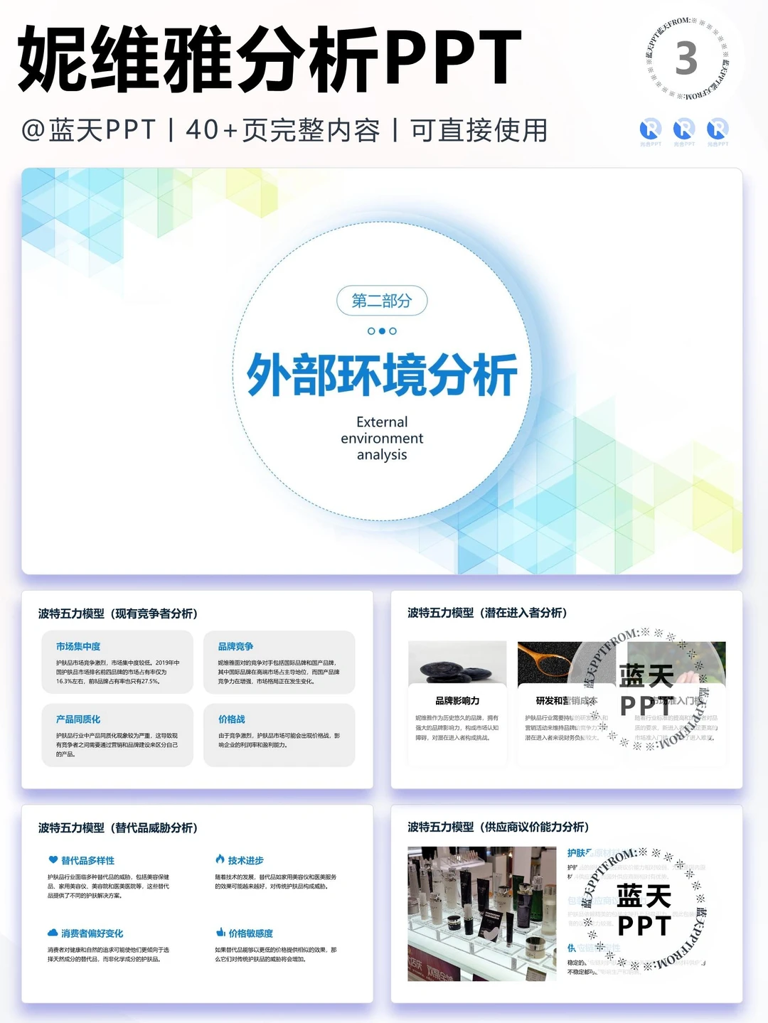 【025】妮维雅战略分析营销策略 SWOT PPT