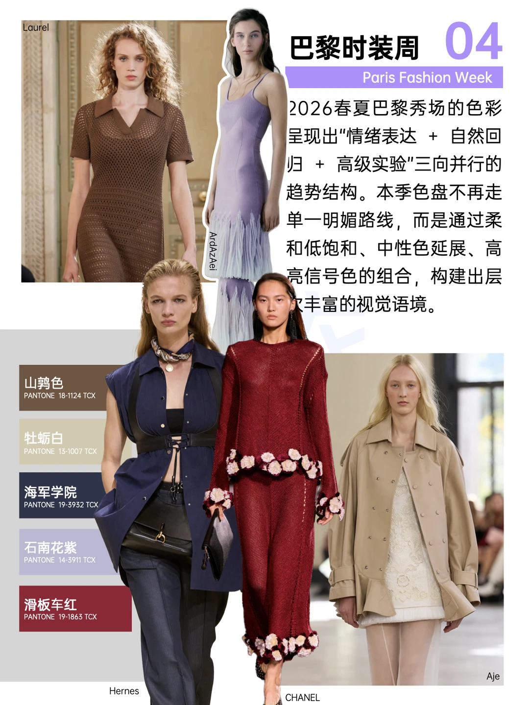 《2026春夏四大时装周：关键色彩趋势》