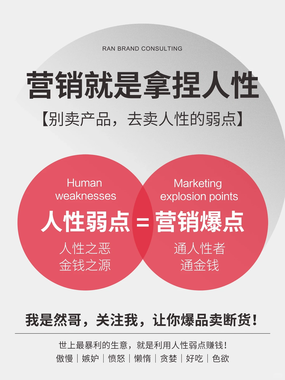 营销就是拿捏人性｜别卖产品，去卖人性的弱点
