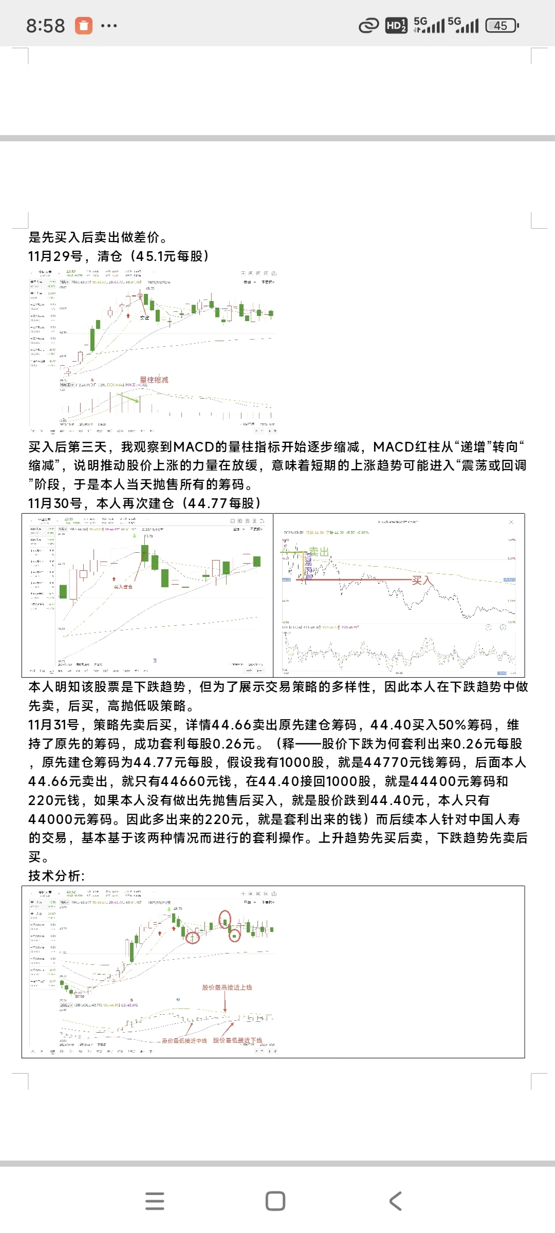 股票模拟交易分析