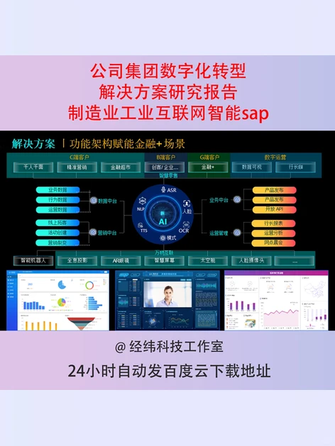 数字化转型智能制造业工业互联网