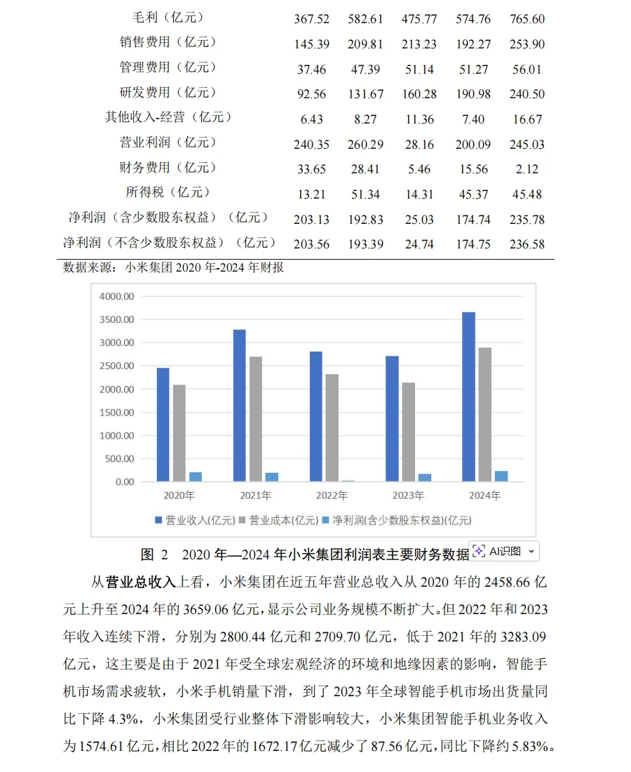 小米集团财务分析报告