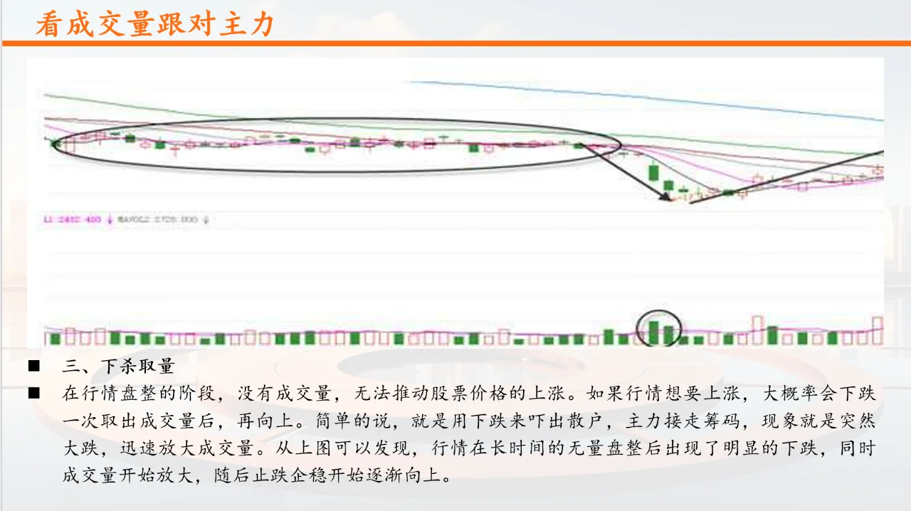 技术面分析成交量（五）：看成交量跟对主力