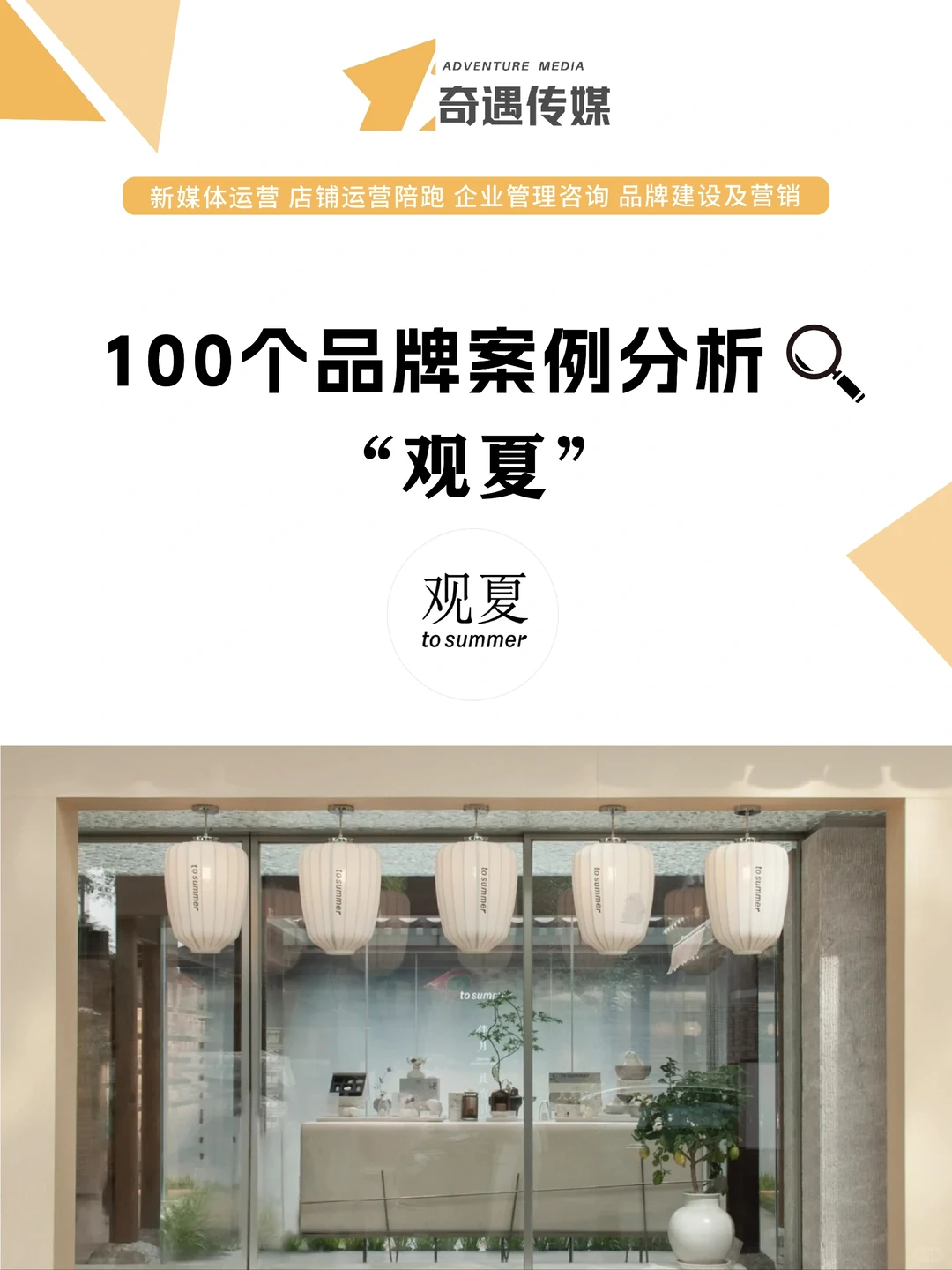 100个品牌案例分析——观夏