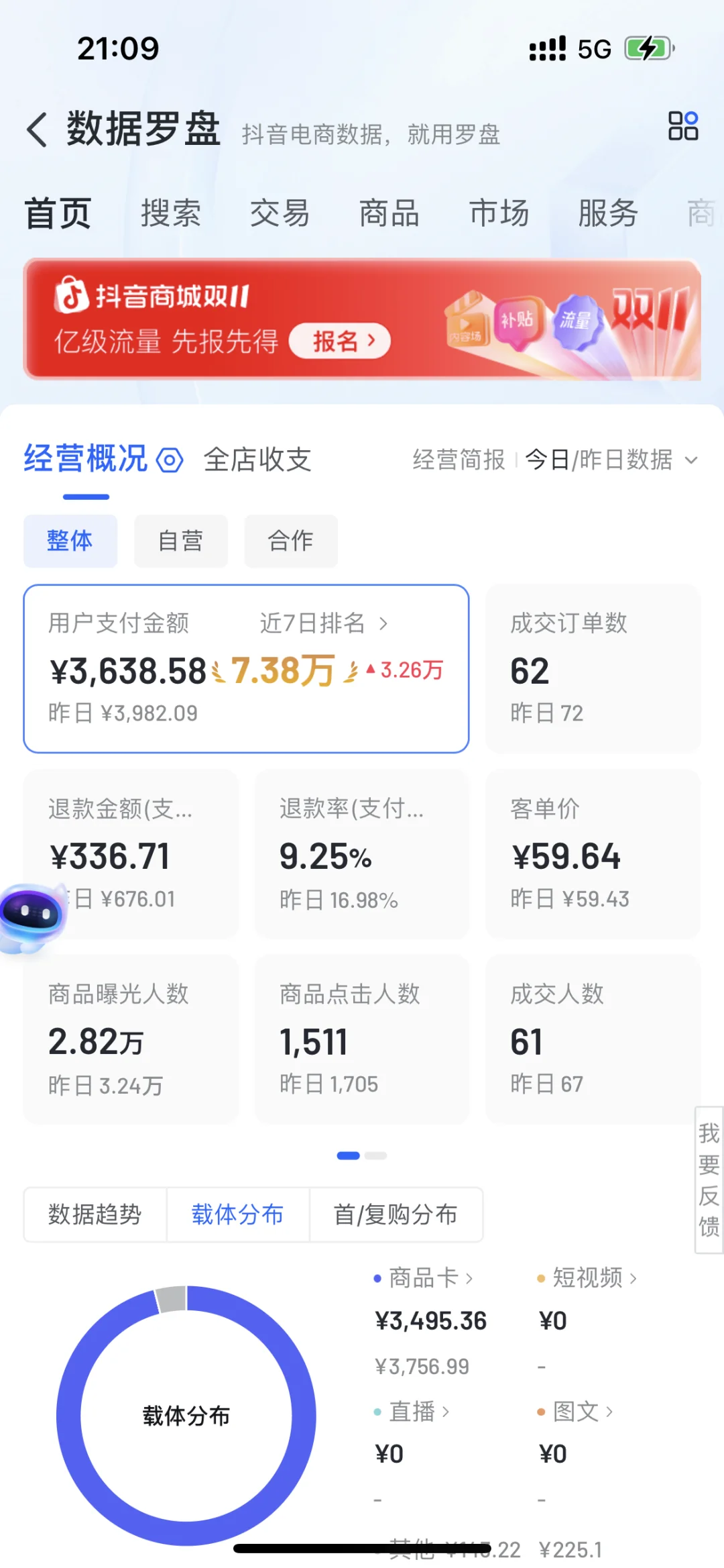 秋冬女装纯自然流，商品卡！