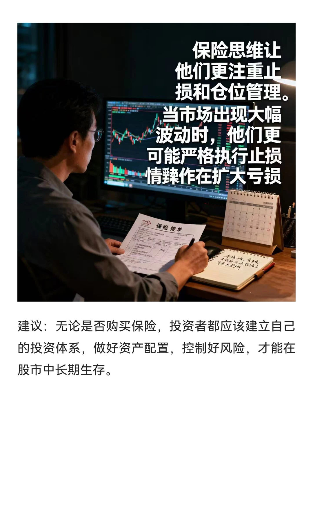 喜欢保险的人通常在股市投资中表现更好