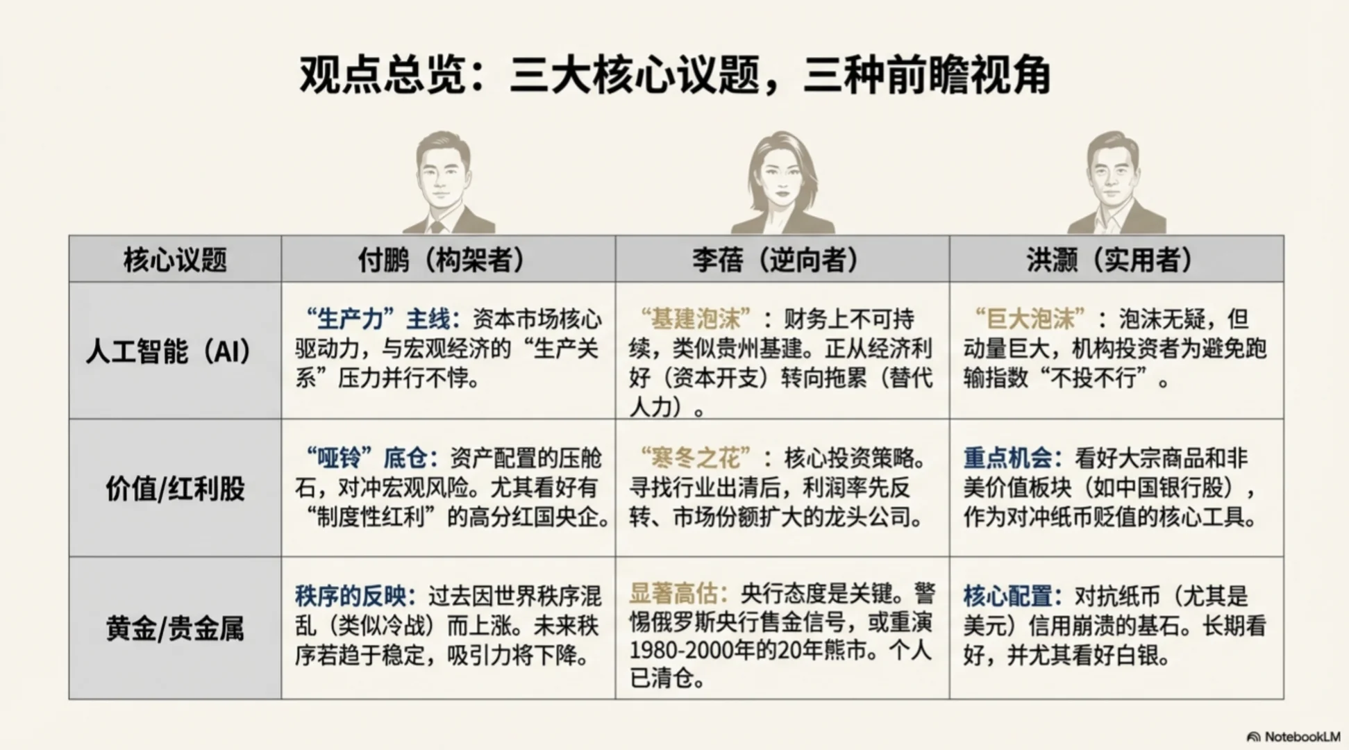 泡沫与价值,2026年投资主线