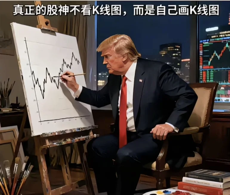 特朗普：真正的股神不看K线图，而是自己画K