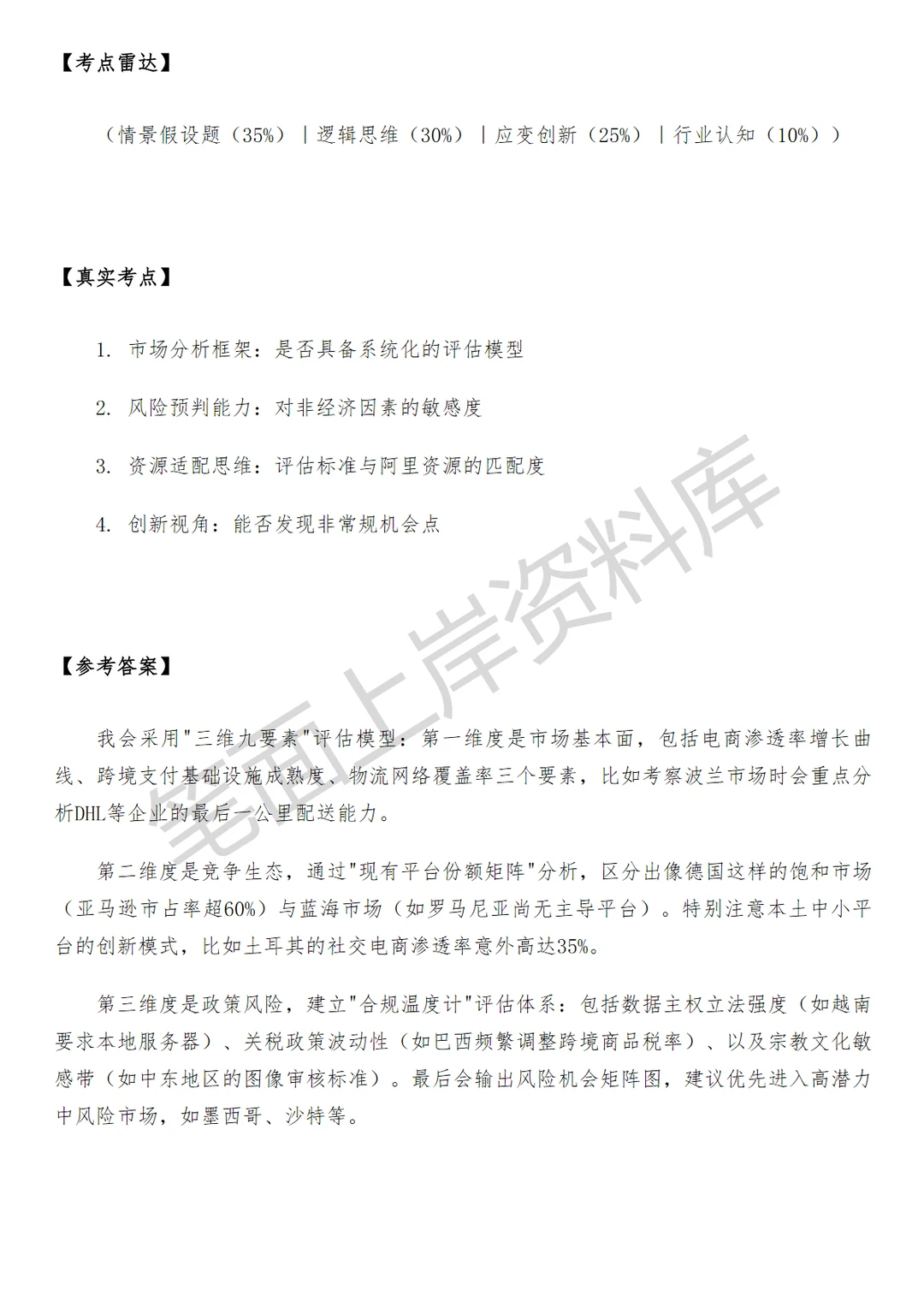阿里国际站业务策略