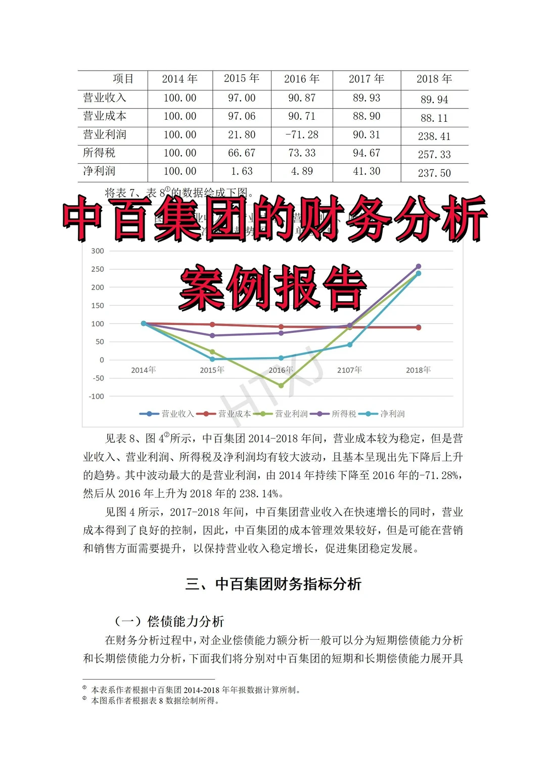不找了不找了，这篇财务分析报告写挺好的