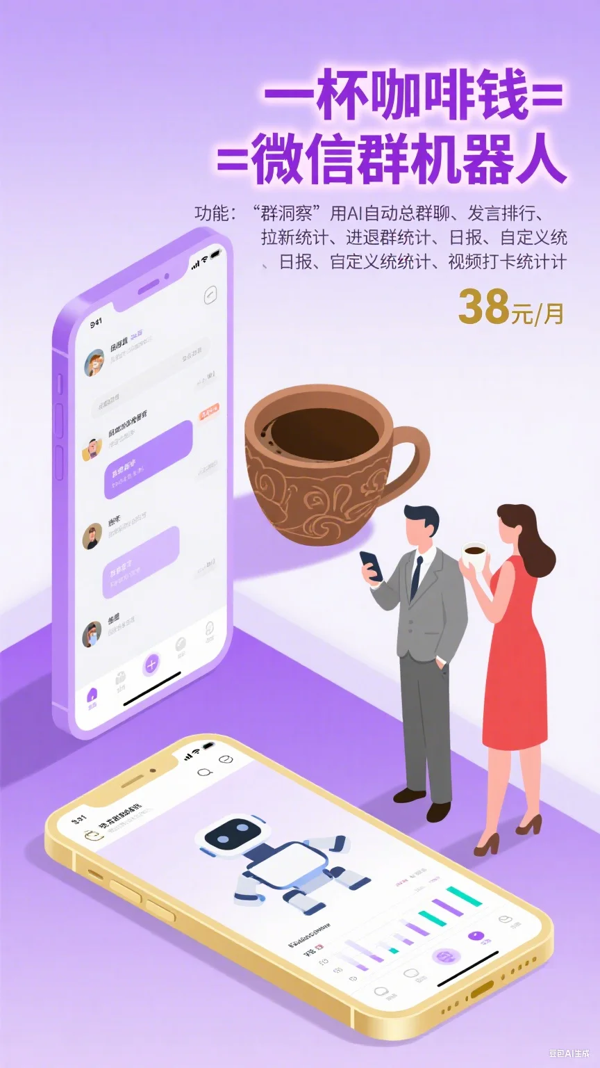 拥有一个微信群机器人要多少钱？