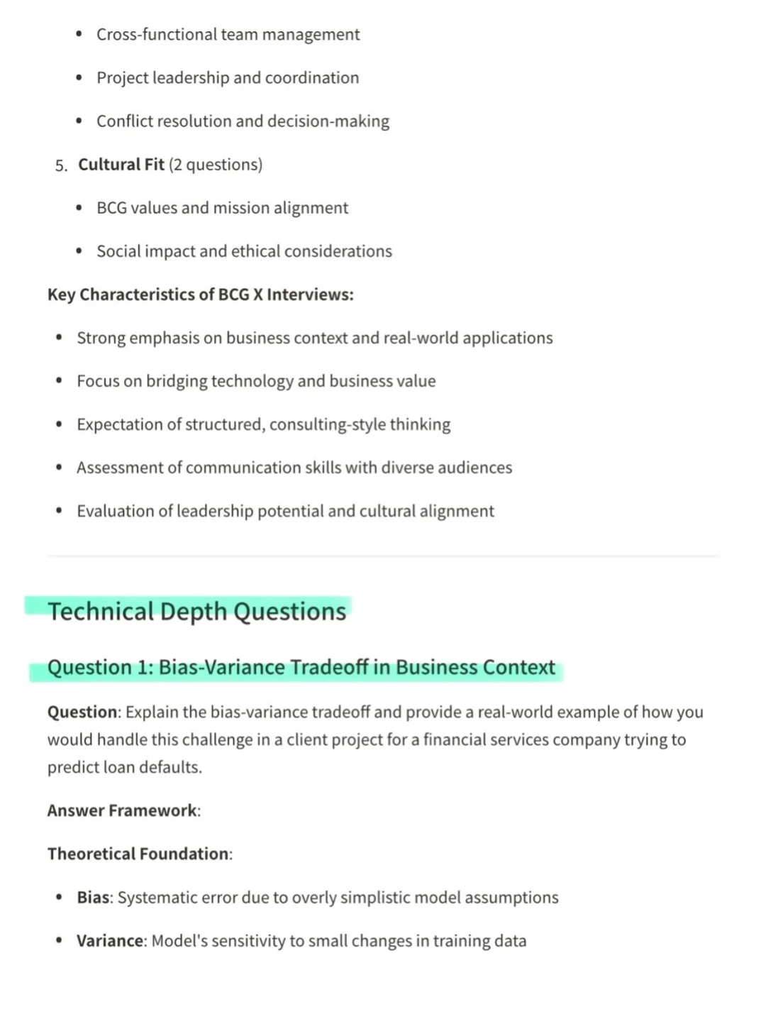 美国BCG X Data Scientist面试分享