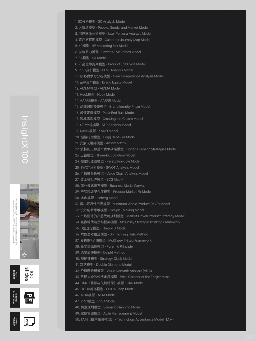 麦肯锡咨询常用的100个商业战略分析模型