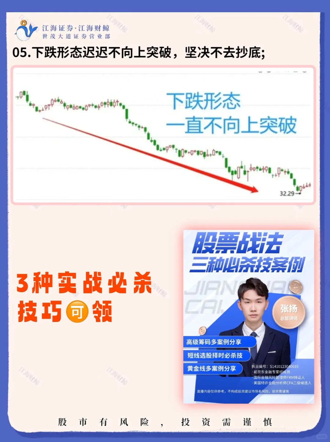 5️⃣ 种形态掌握主力出货?