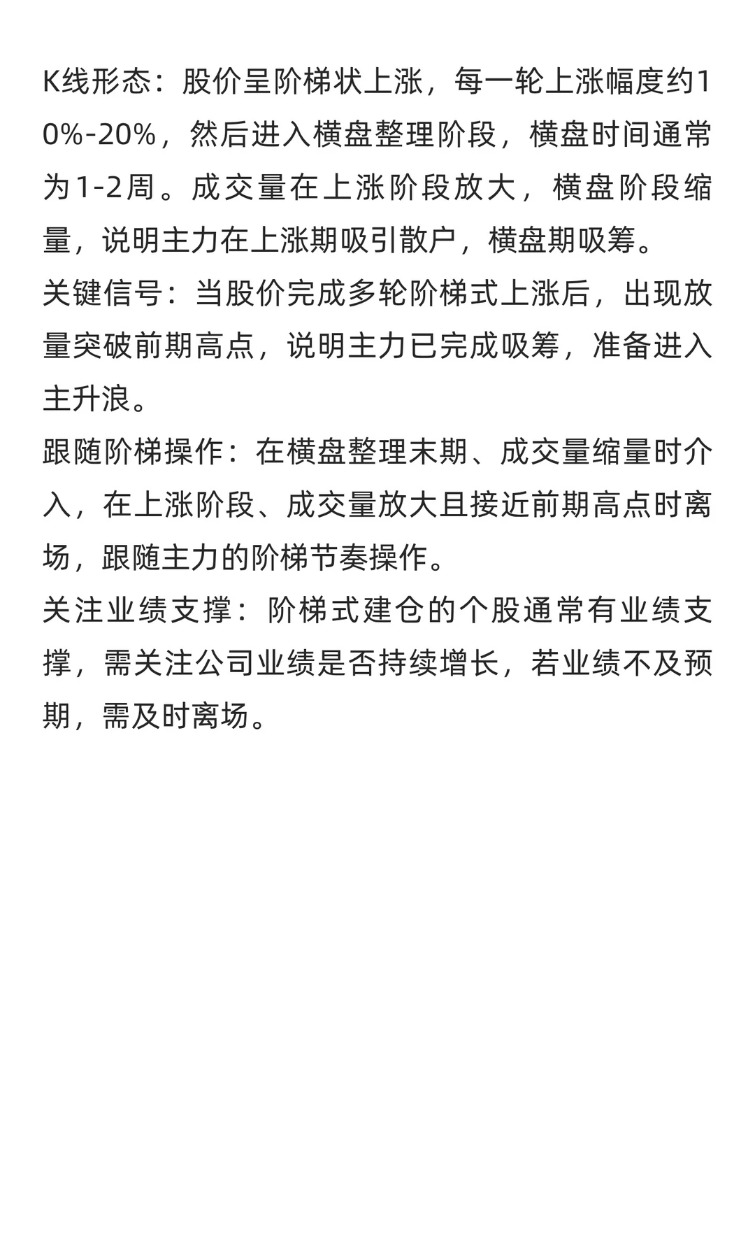 第十五期 论主力吸筹的四大大常见模式