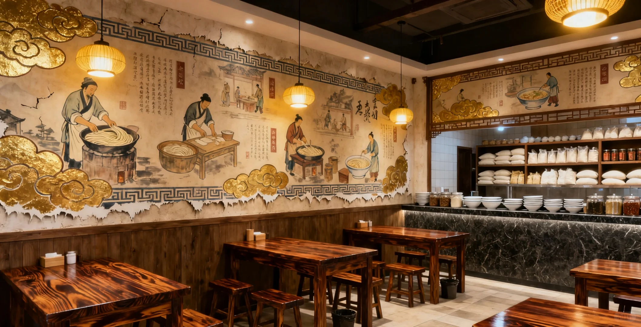 专攻小型餐饮装修！面馆饺子店也能美出圈?