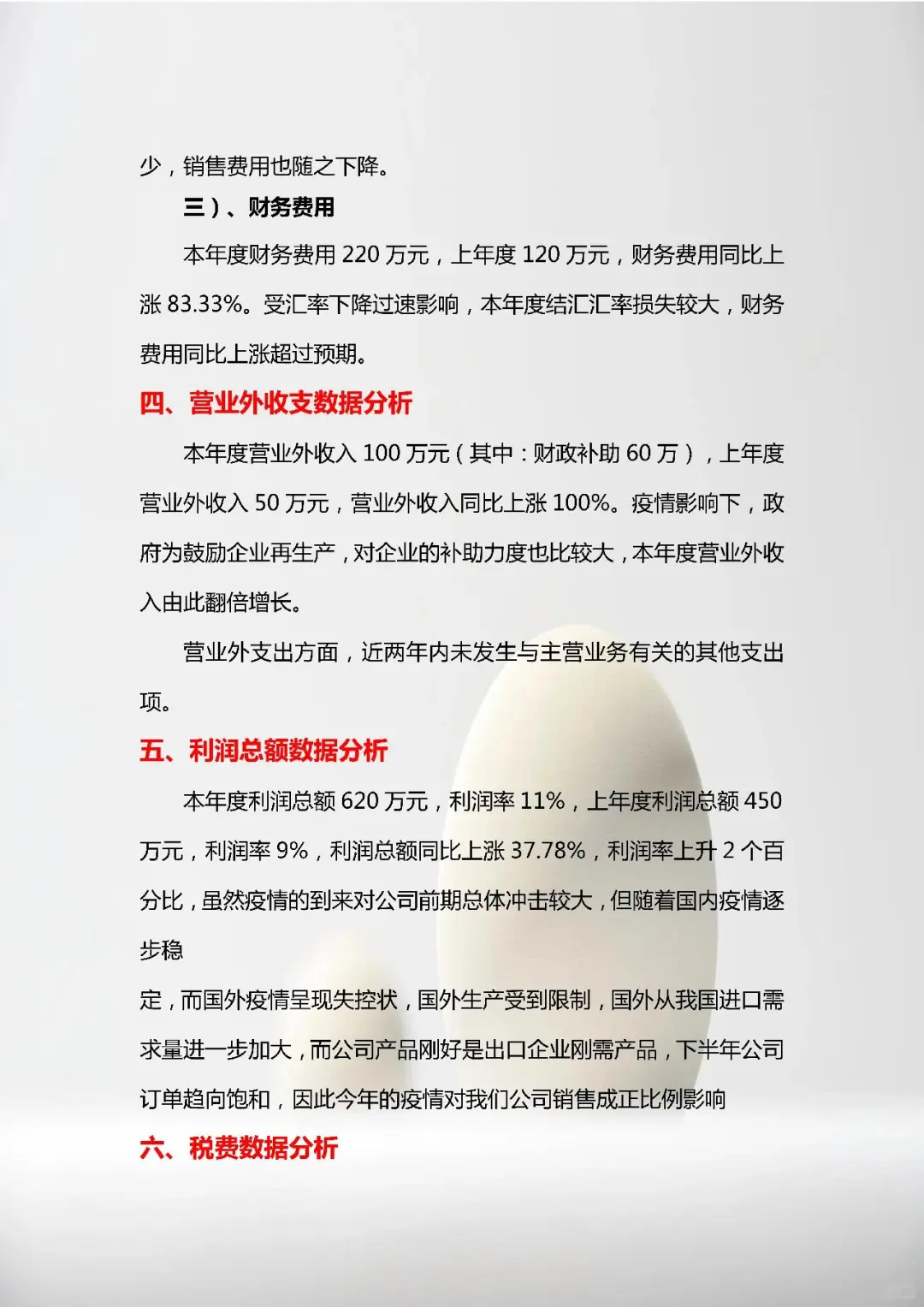 第一次看到这么漂亮的财务分析报告！