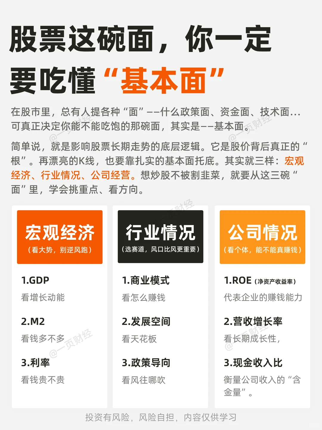 别光看K线啦，也该学学“基本面”了