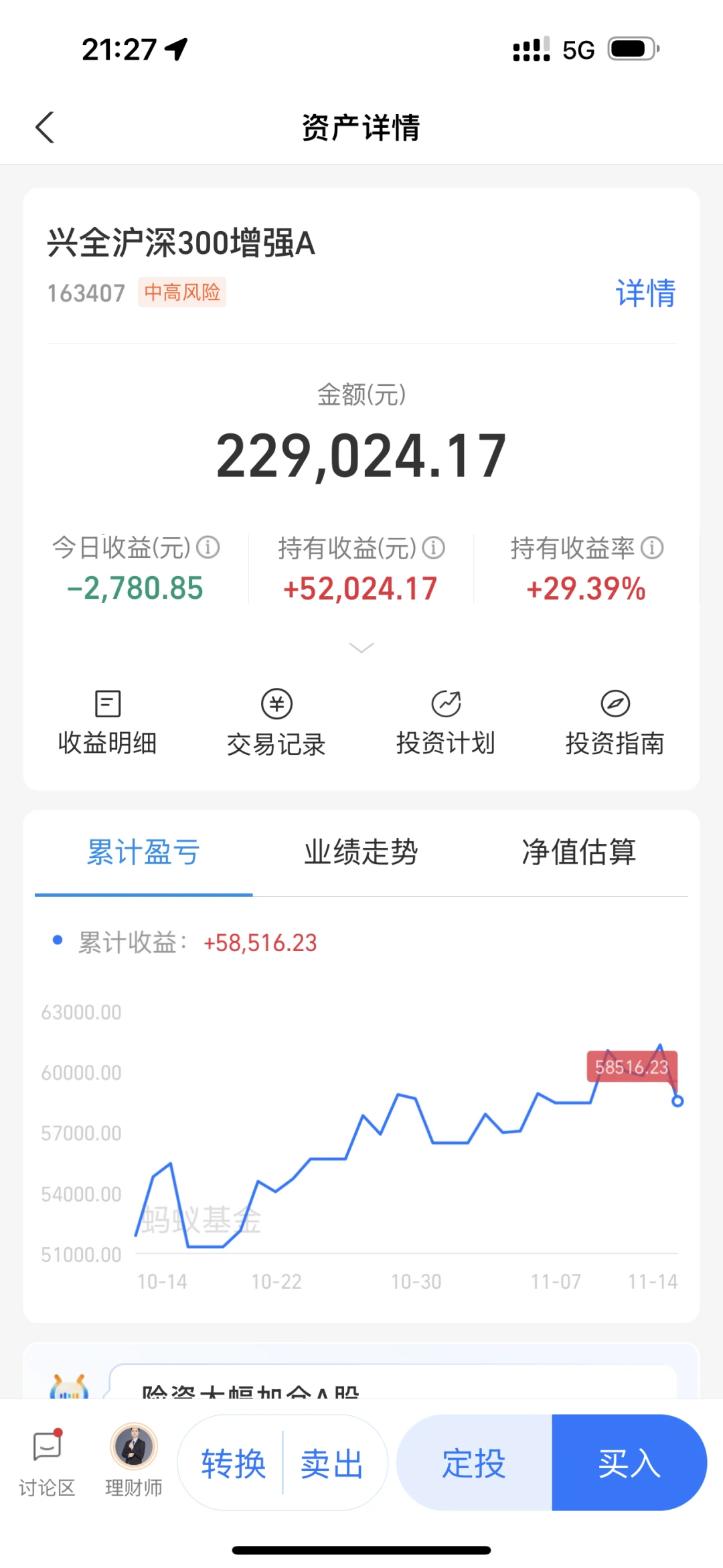 11.13基金持仓实盘