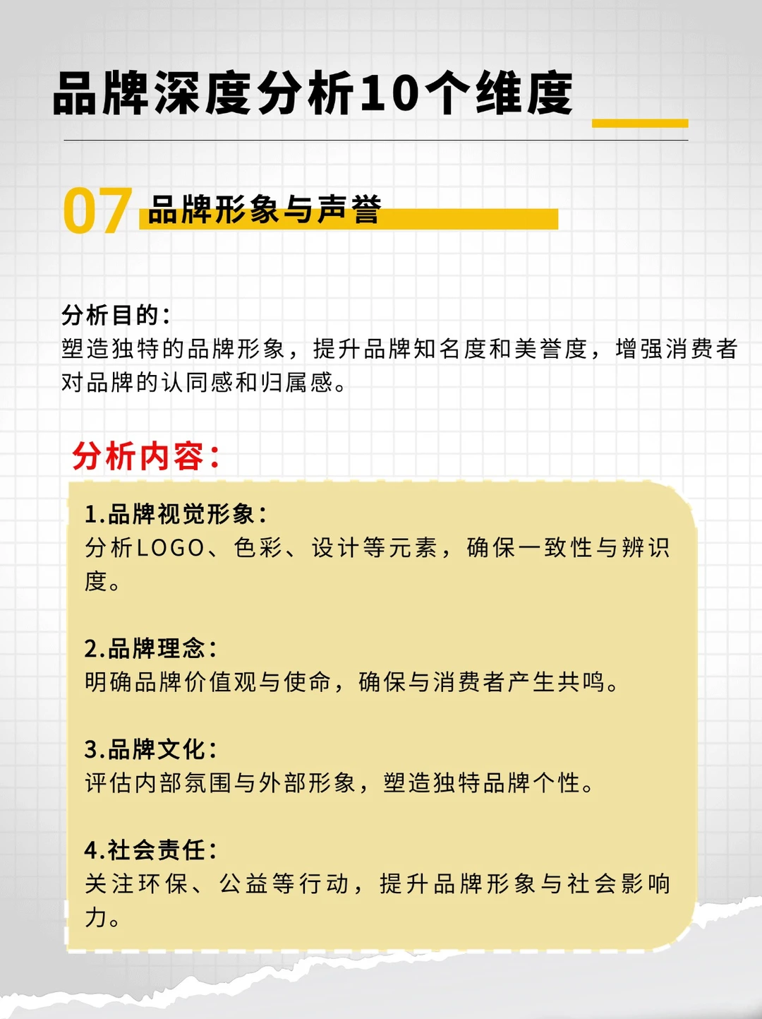品牌深度分析的10个维度