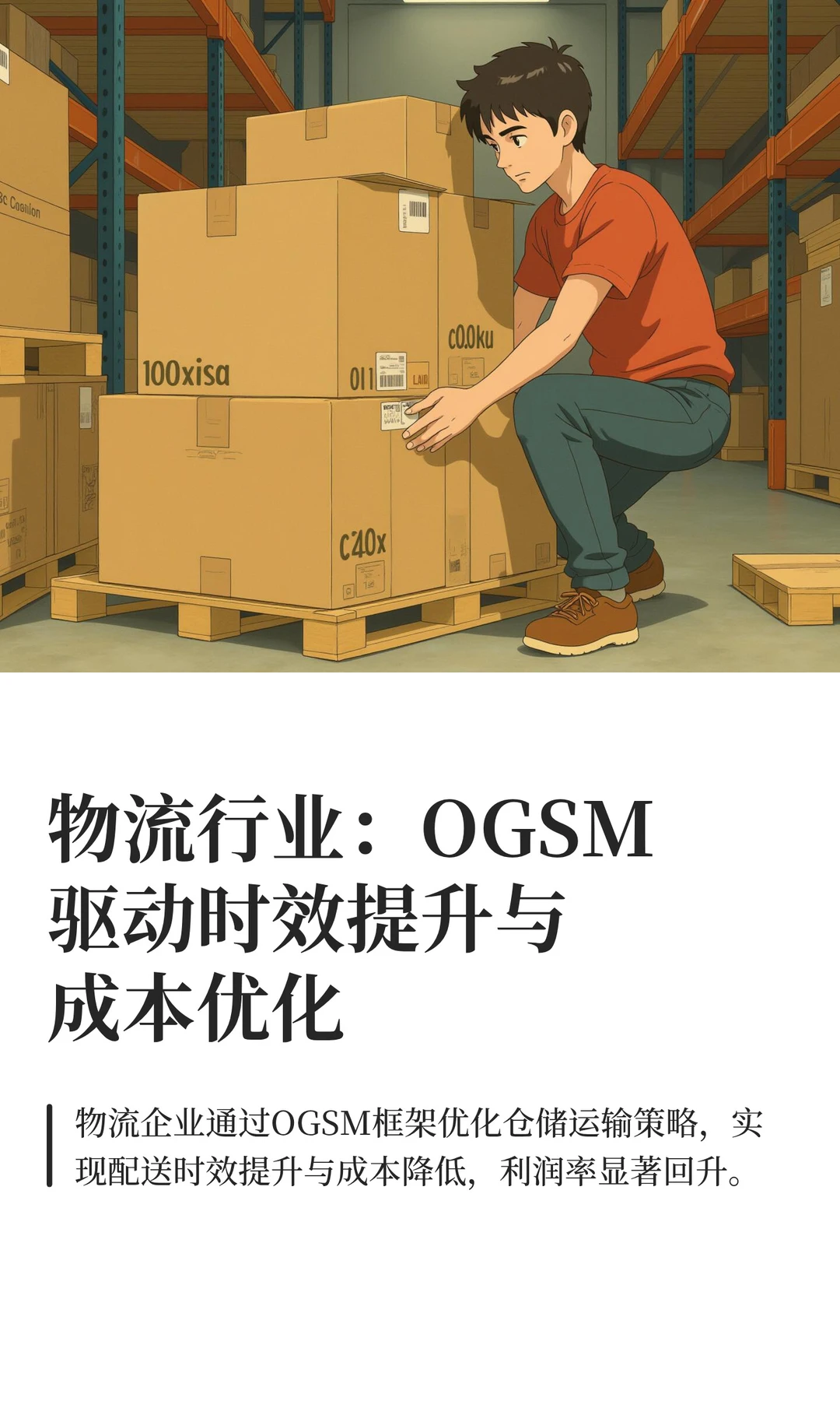 物流行业：OGSM驱动时效提升与成本优化