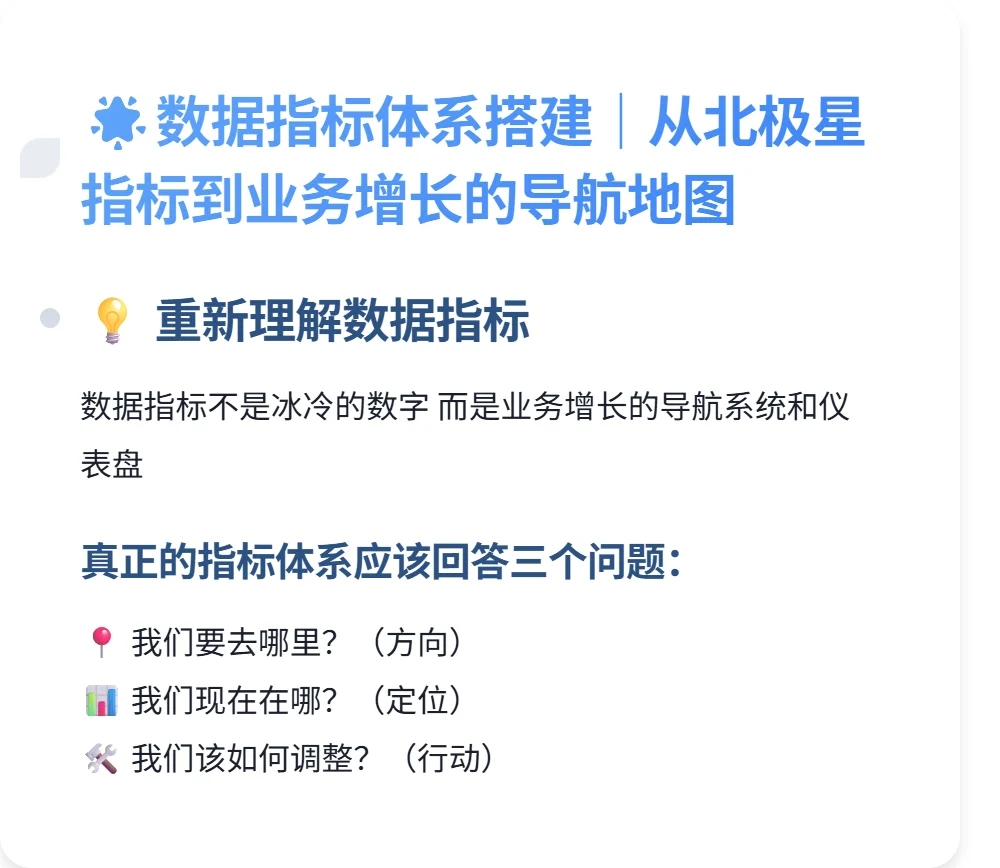 ?数据指标体系|构建科学高效的框架！