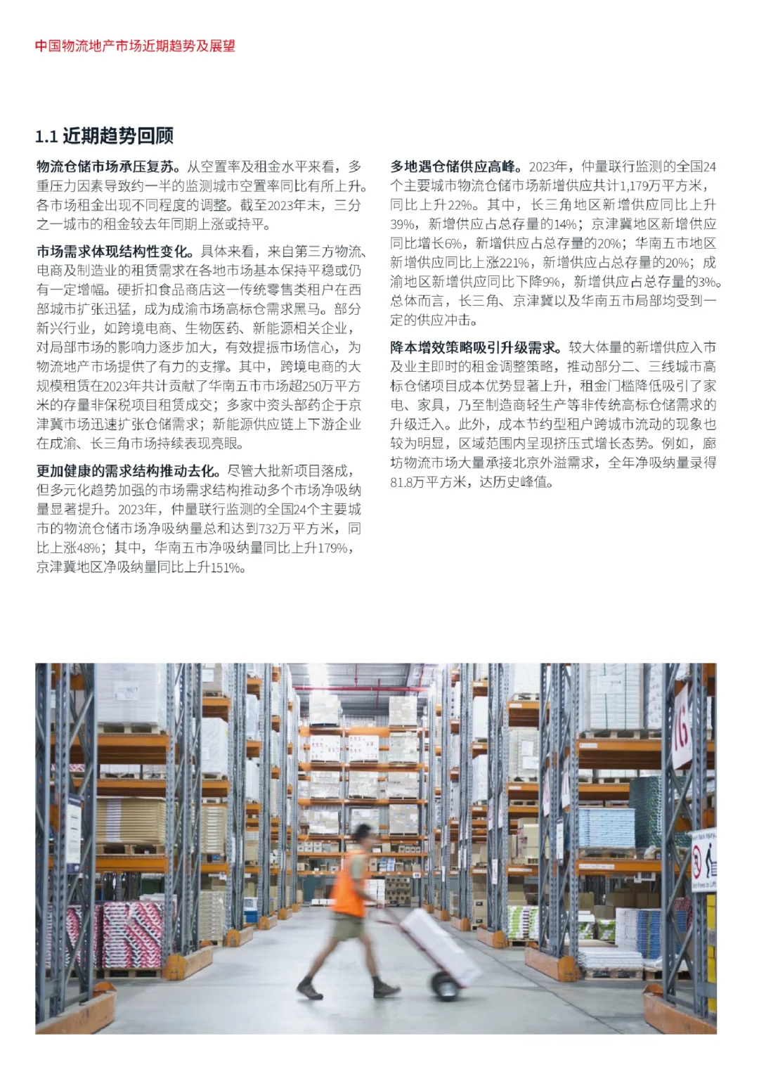 每日分享行业报告:中国物流地产趋势及展望