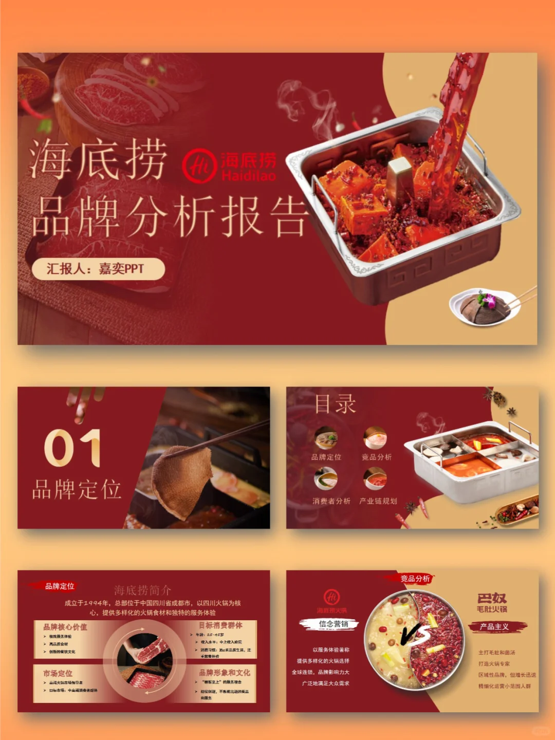海底捞火锅餐饮品牌分析报告PPT｜企业策略