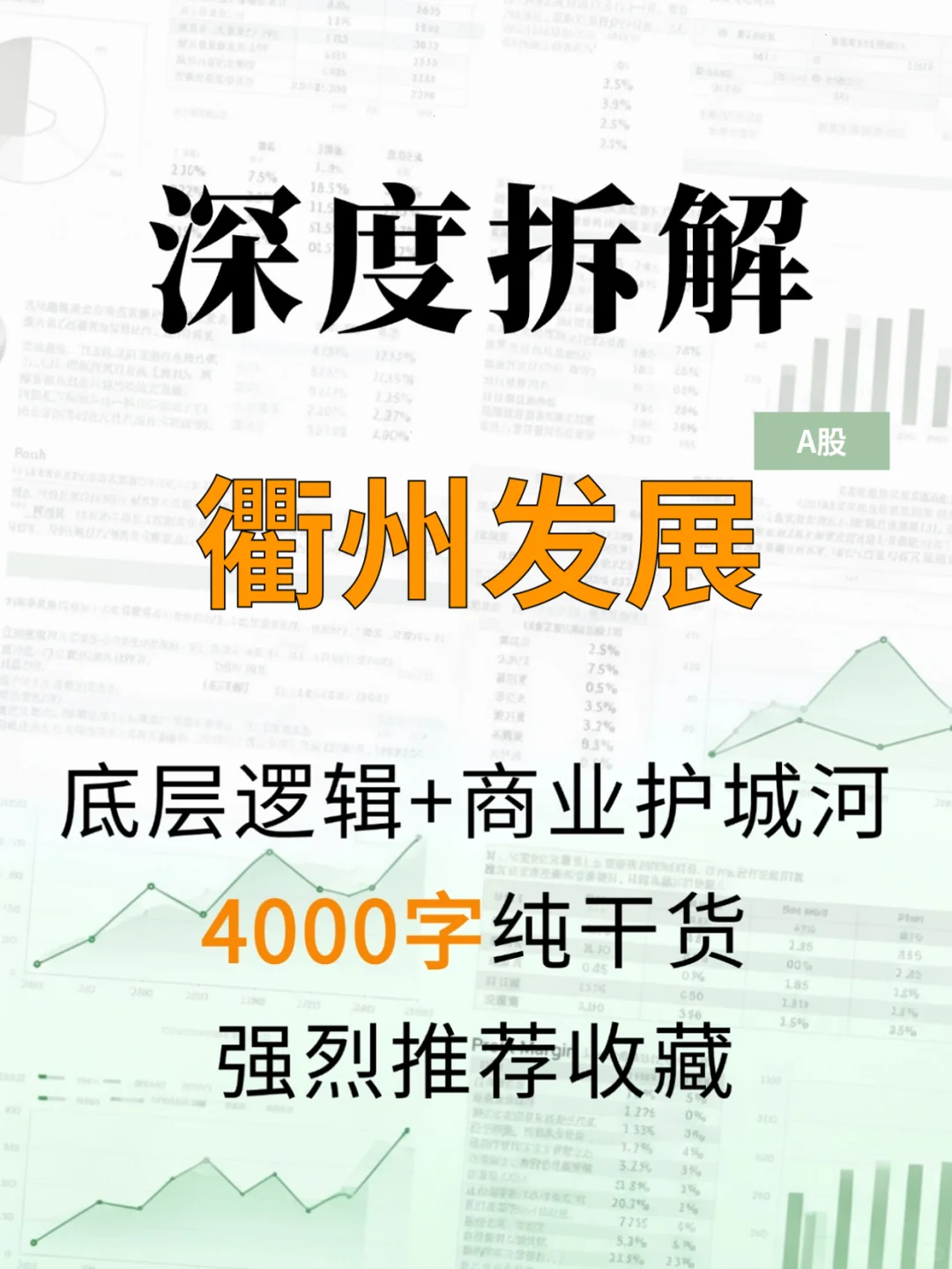 衢州发展 4000 字深度研报