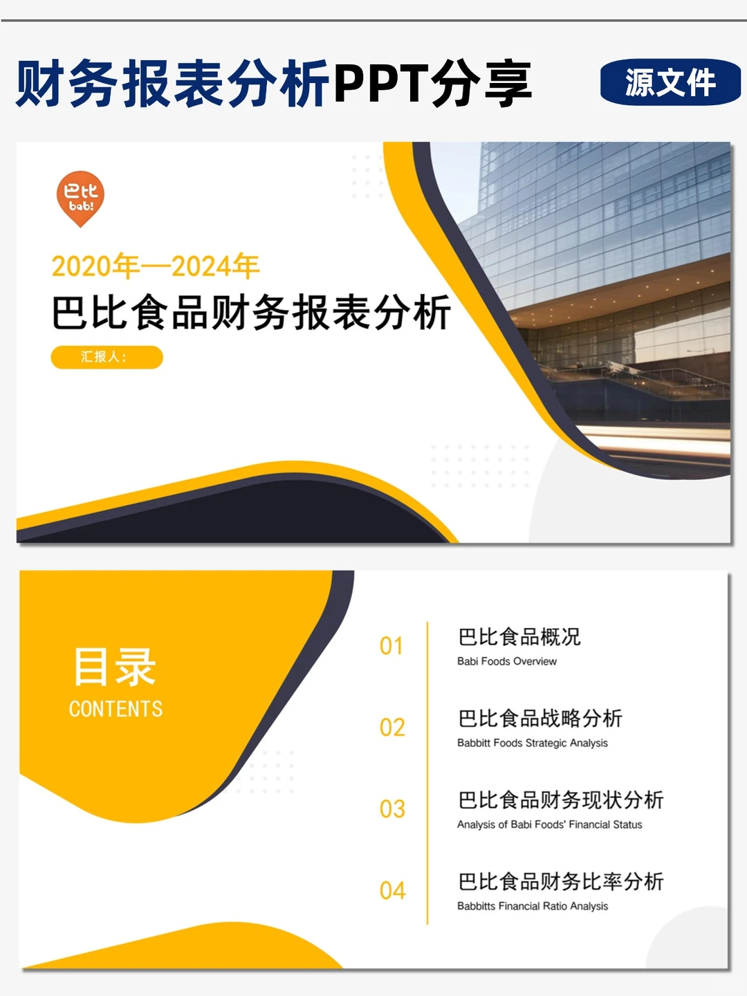 巴比食品财务分析PPT